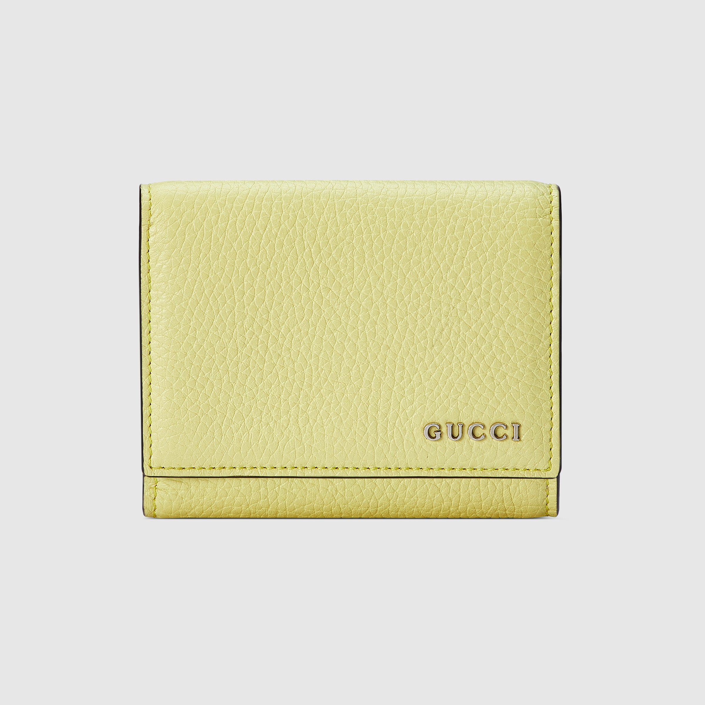 Gucci GGロゴ 三つ折り財布 GG 三つ折りウォレット グレー インテリア ・ブラック GGスプリーム