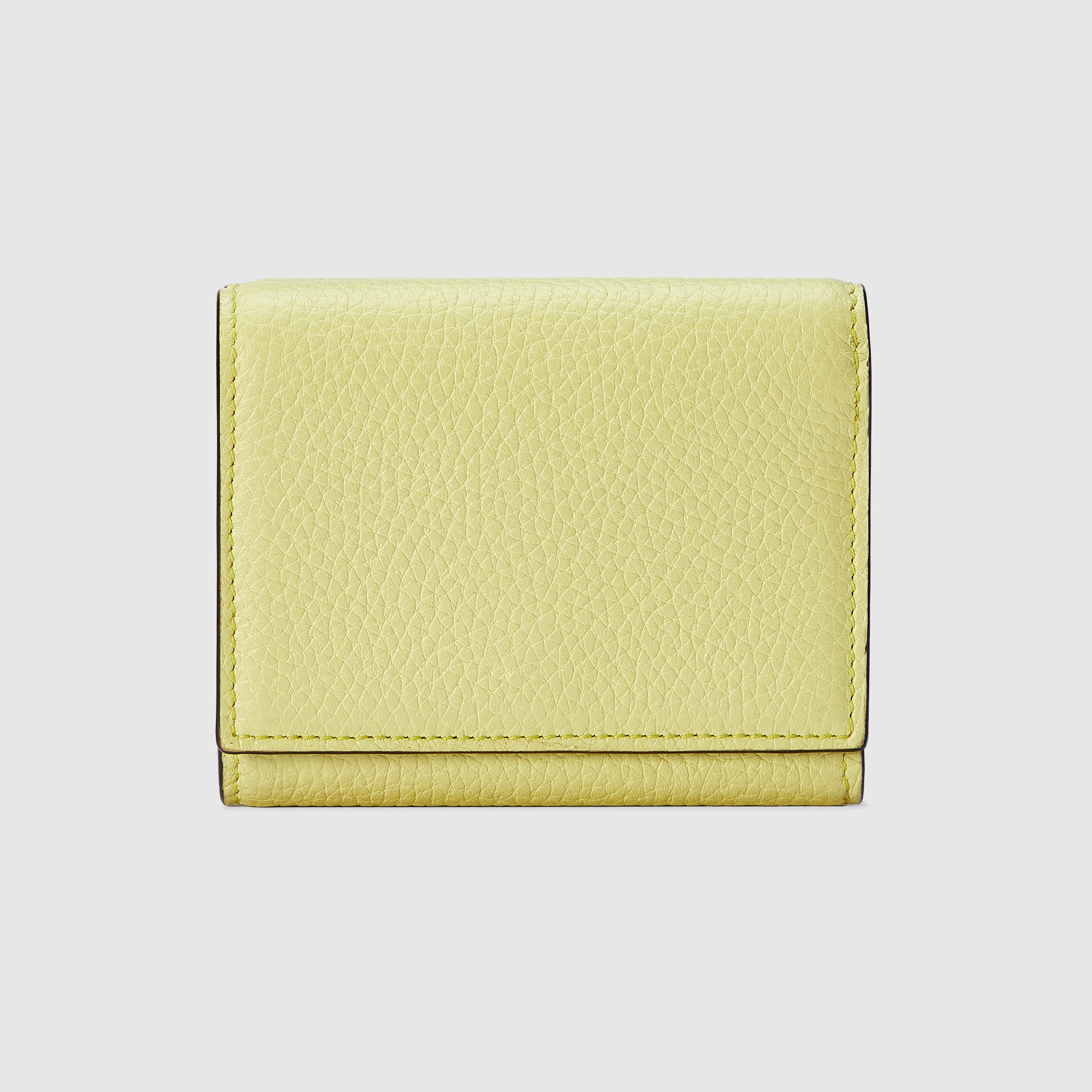 【美品&激レア】GUCCI 折り財布 グリーン レザー ゴールド金具 ロゴ有り 771210_AADD8_7227_001_080_0000