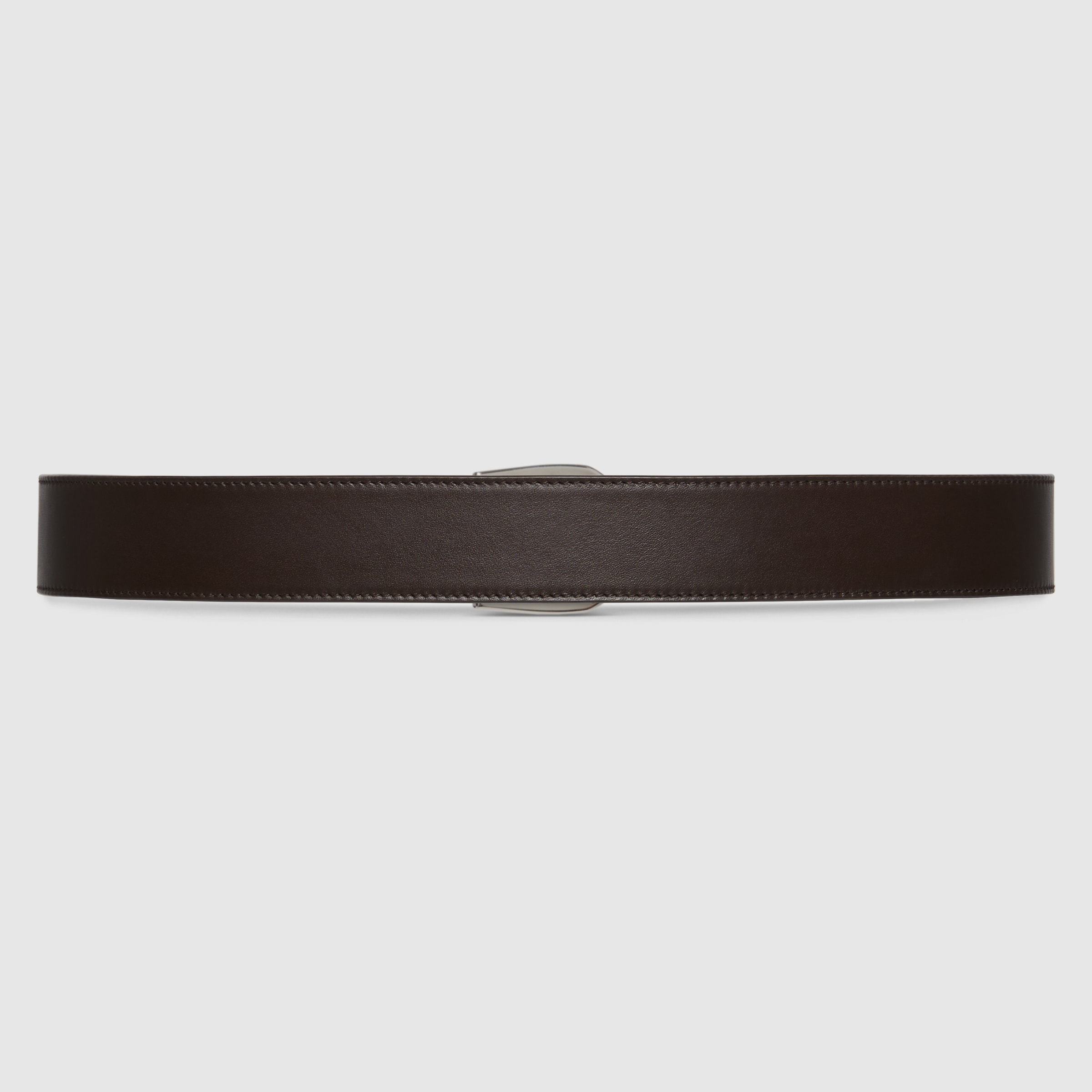 ベルト GUCCI BROWN Leather Belt GG leather belt in brown - Gucci | Mytheresa
