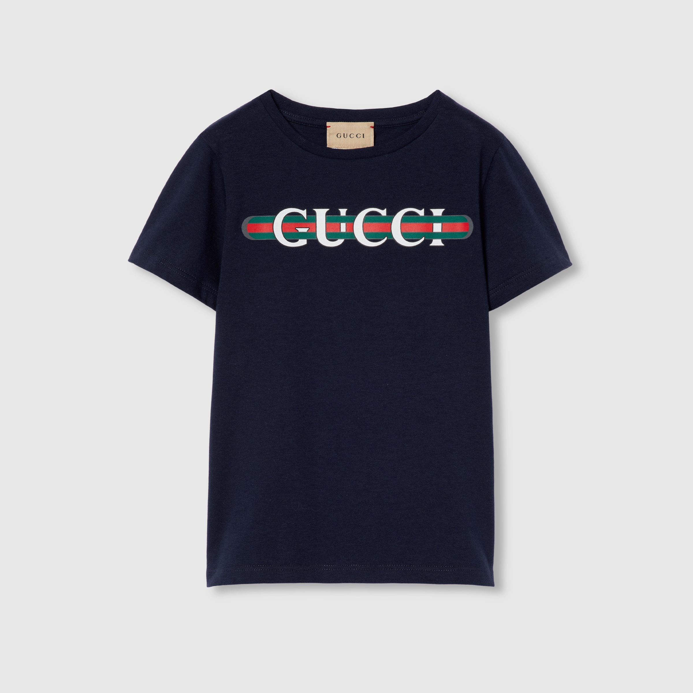 GUCCI ロゴ Tシャツ クリーム色(ジュニア) GUCCI ロゴ Tシャツ クリーム色(ジュニア)