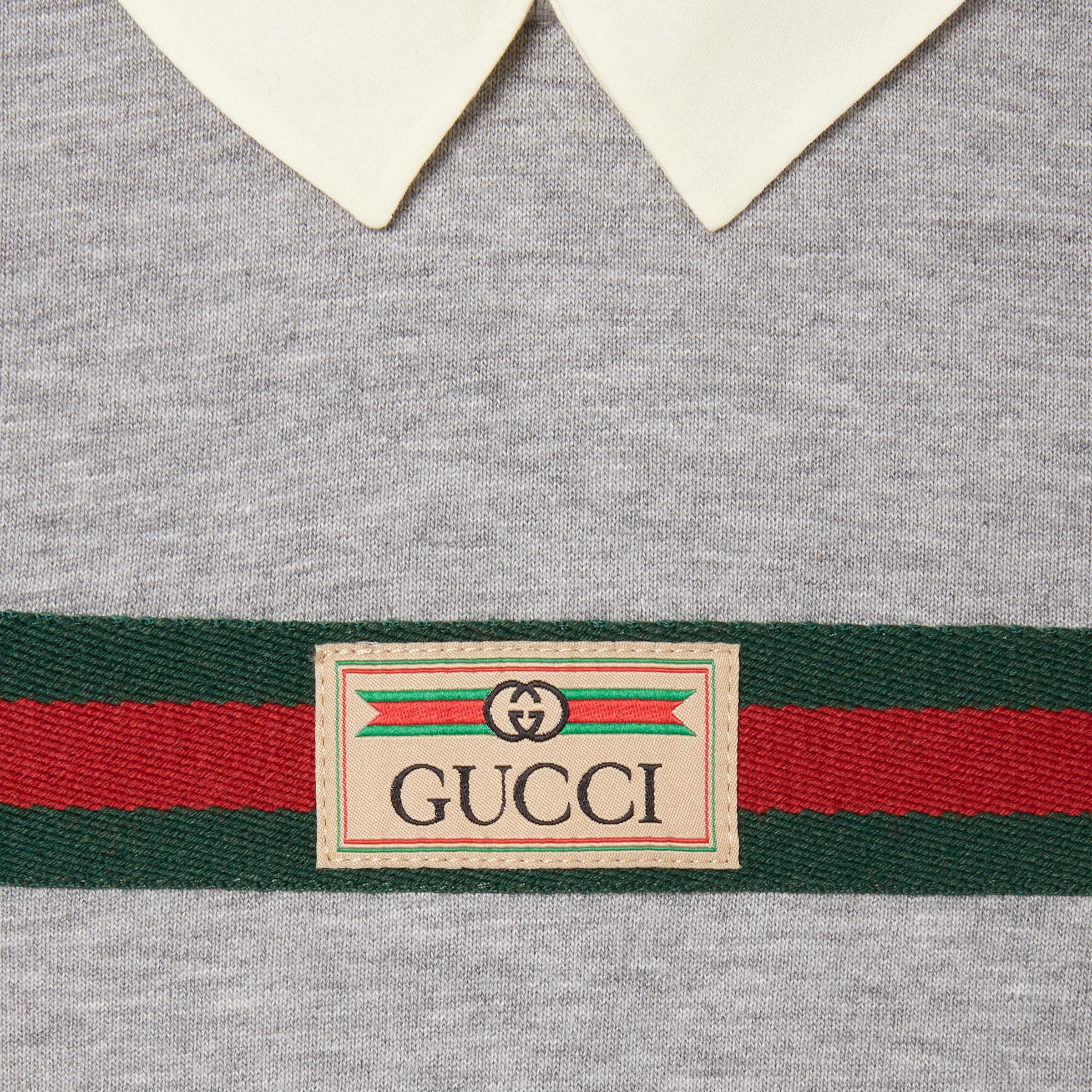 GUCCI 2点SET Baby cotton two-piece gift set in light grey | GUCCI® US