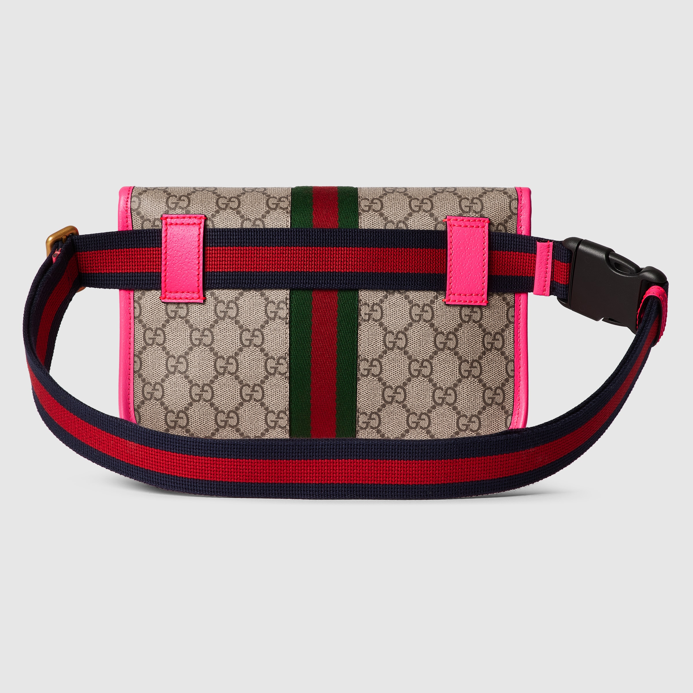 Ophidia small belt bag in beige and ebony GG Supreme | GUCCI® US