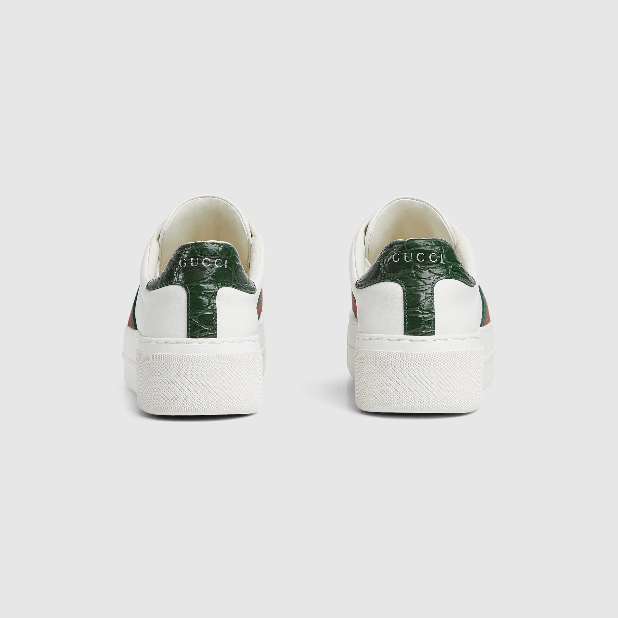 Women's Gucci Ace sneaker wiith Web in white leather | GUCCI® US