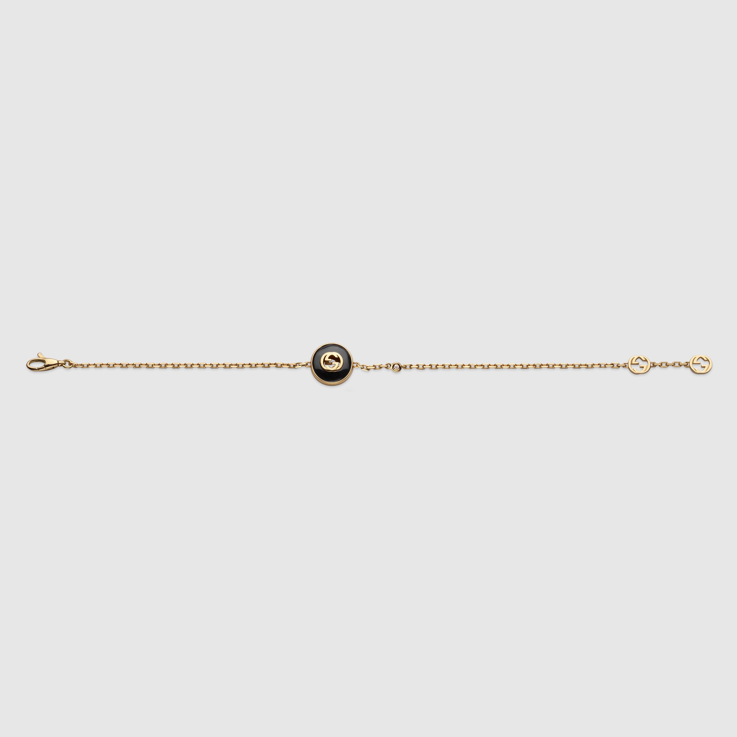 Gucci Interlocking 18k chain bracelet in 18k yellow gold