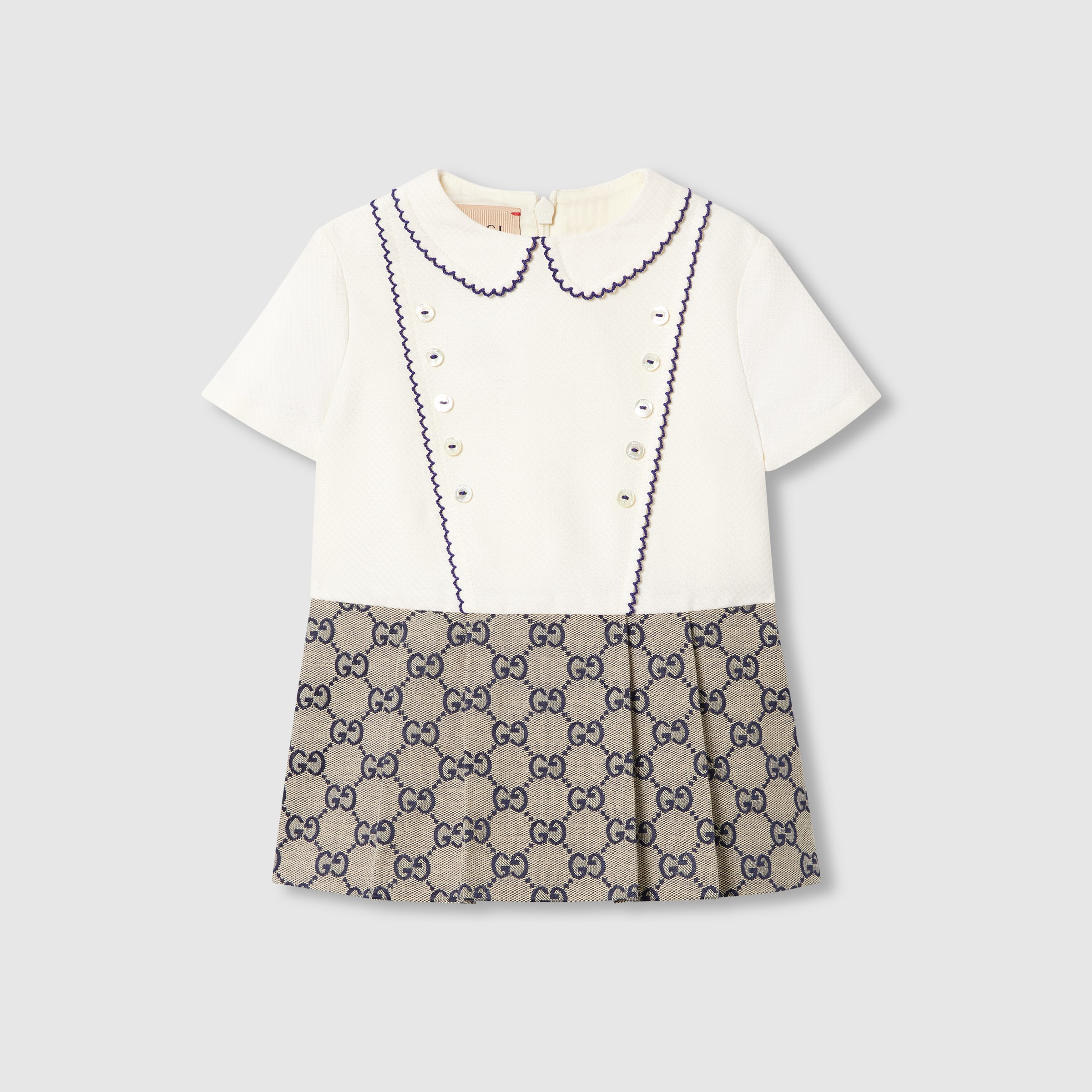 美品　GUCCI Kids 2点　36M Children's leather sneaker with Web in white leather | GUCCI® US