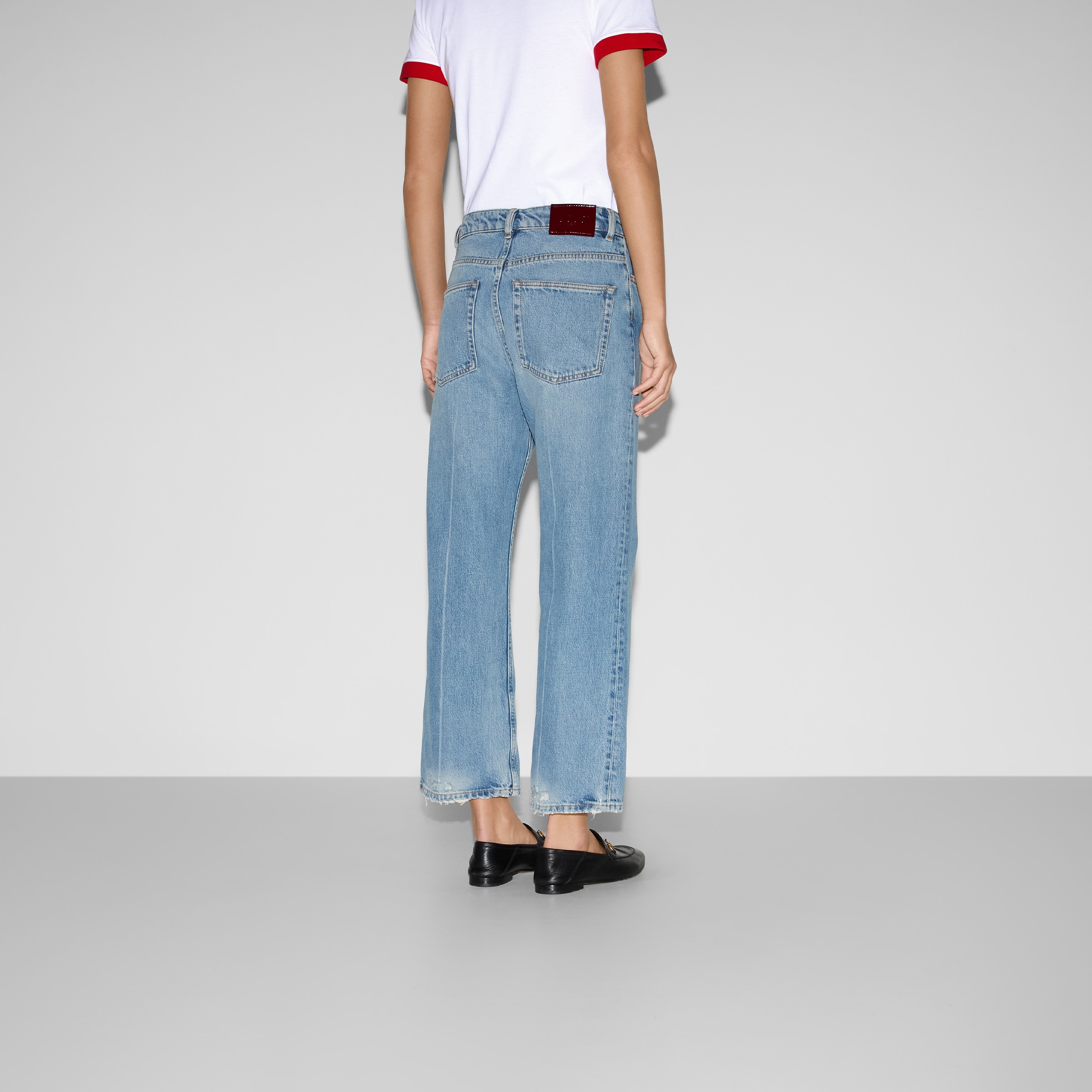 Gucci Women Midnight Blue Cashmere Pant