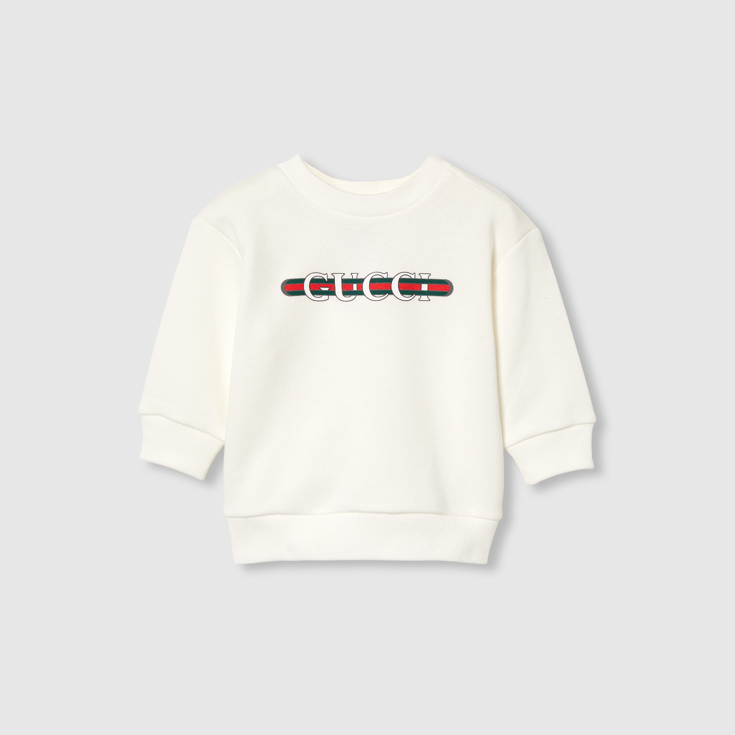 Gucciグッチ チルドレン★ロゴスウェット チルドレンズ〕プリント コットン Tシャツ ・ホワイト | GUCCI公式