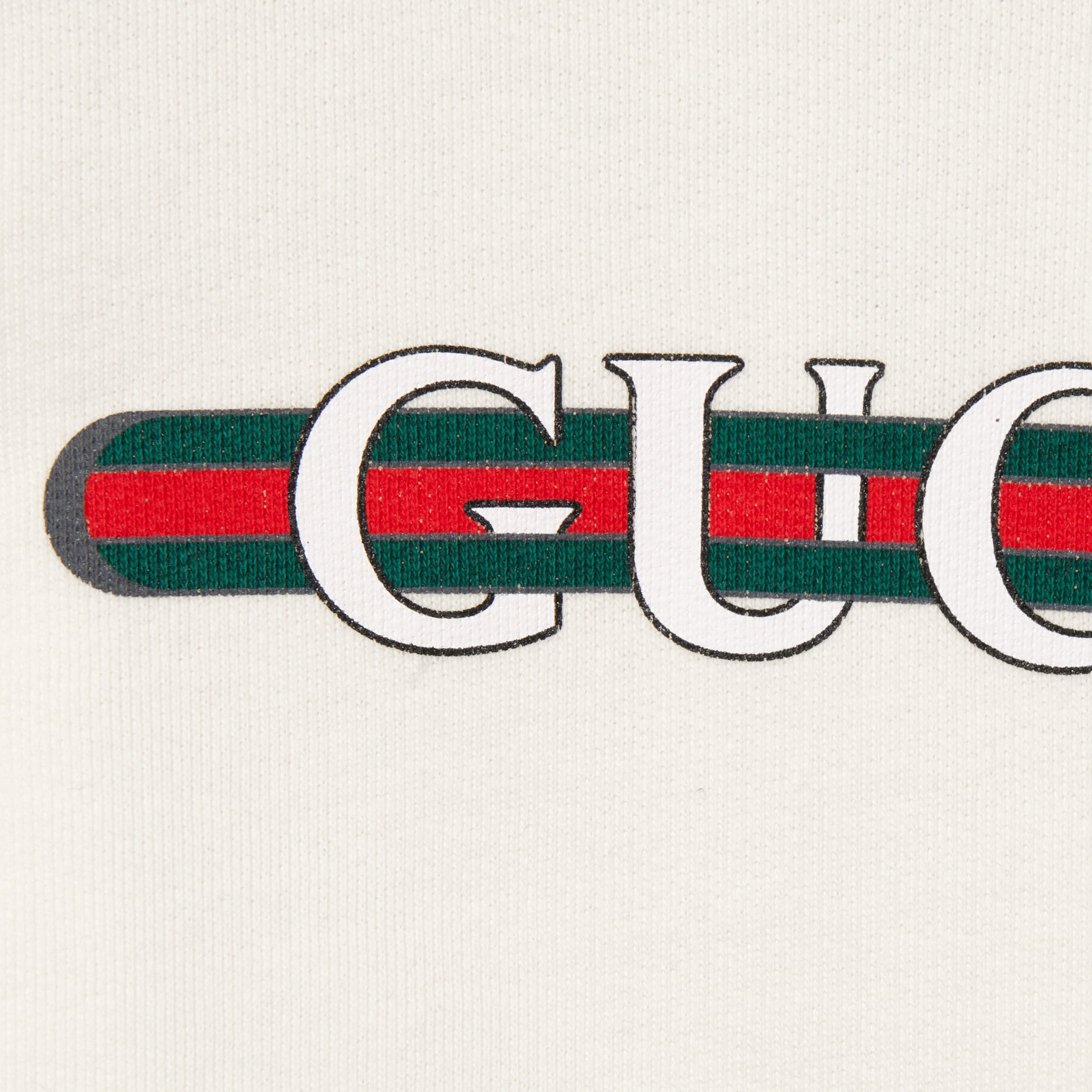 チルドレンズ〕ウェブ付き コットン スウェットシャツ ・ホワイト