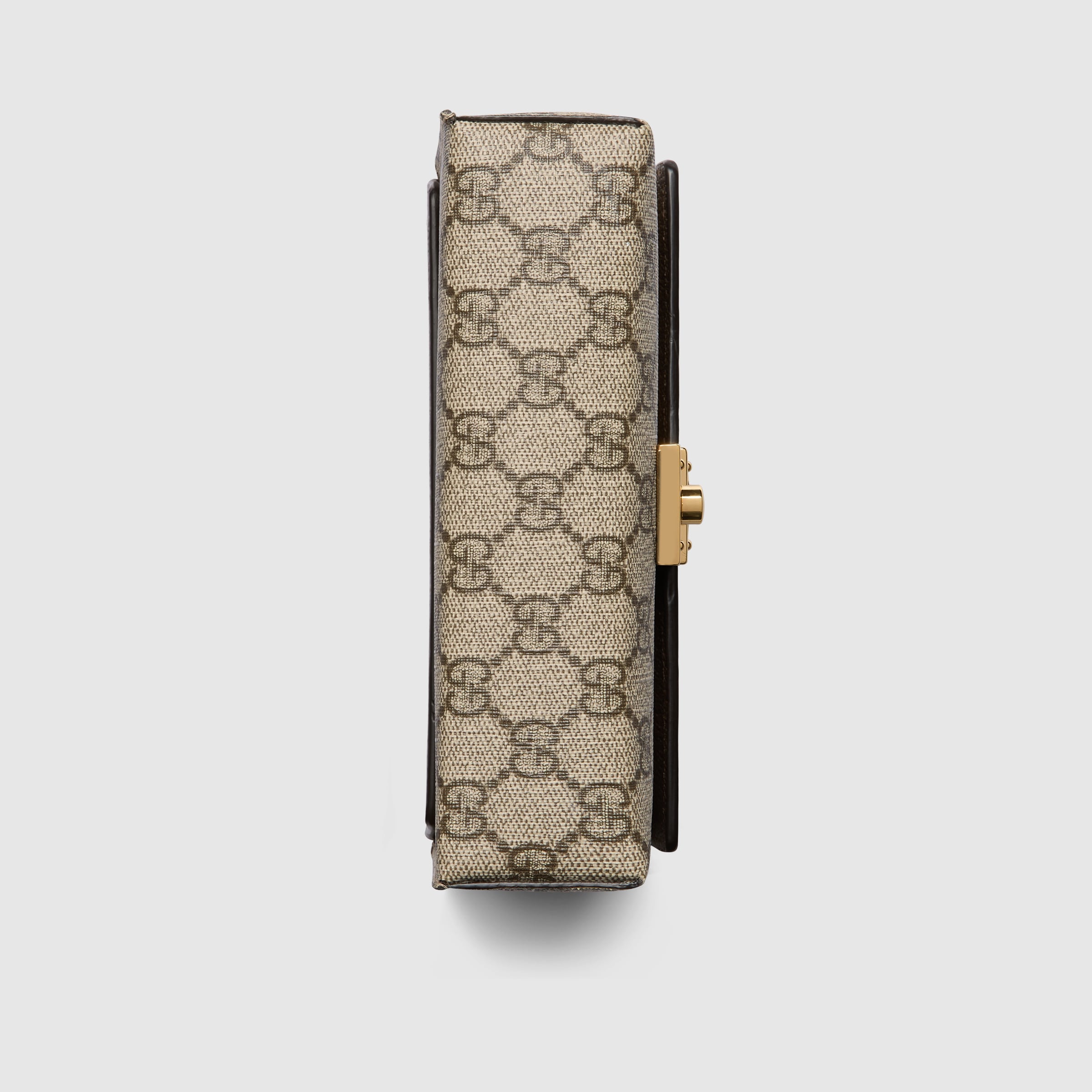 Ophidia mini top handle bag in beige and ebony Supreme | GUCCI® RO