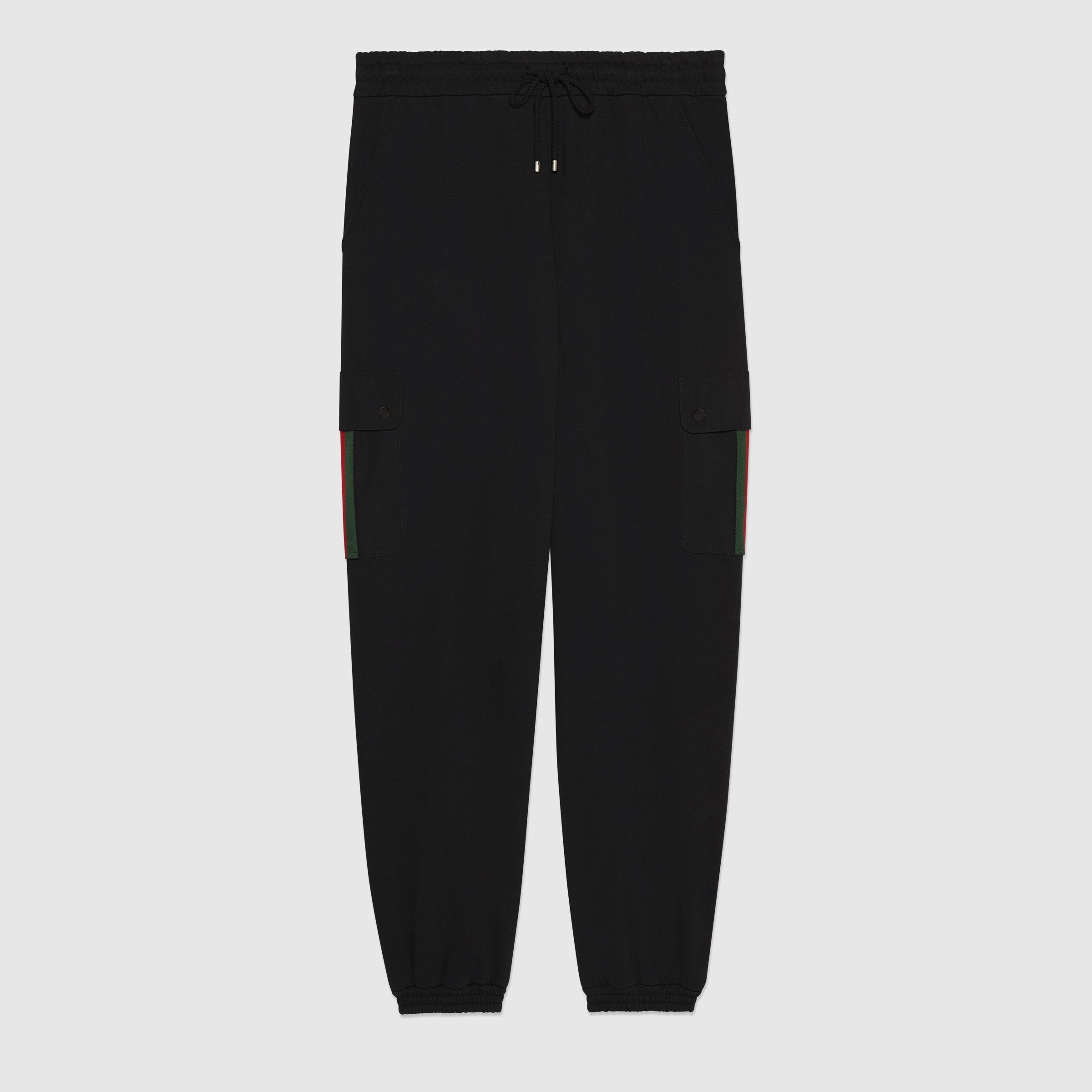 Gucci Black Monogram Striped Track Pants – Savonches