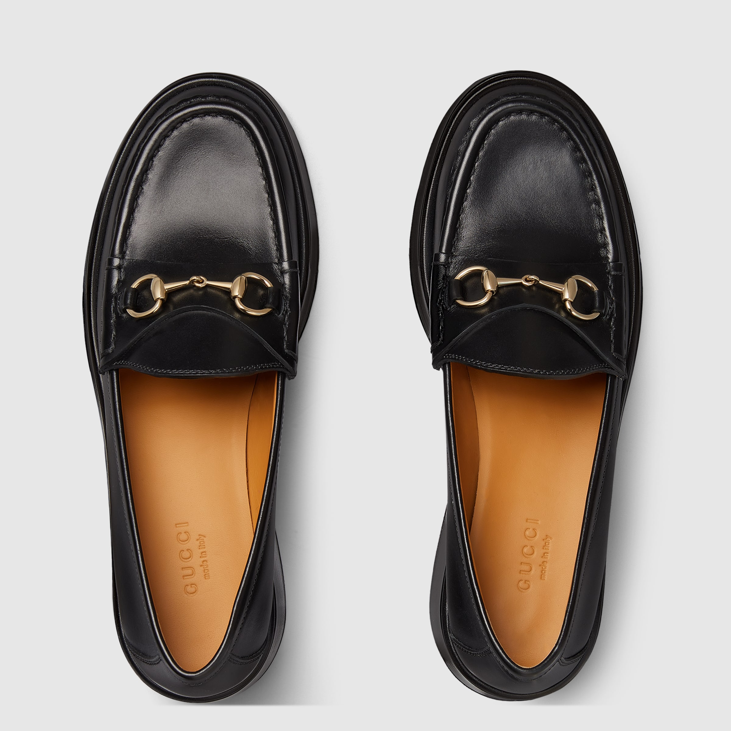 グッチ 27cm ラッカーフィニッシュ ホースビットローファー GUCCI ラッカーフィニッシュ ホースビット ローファー ブラック