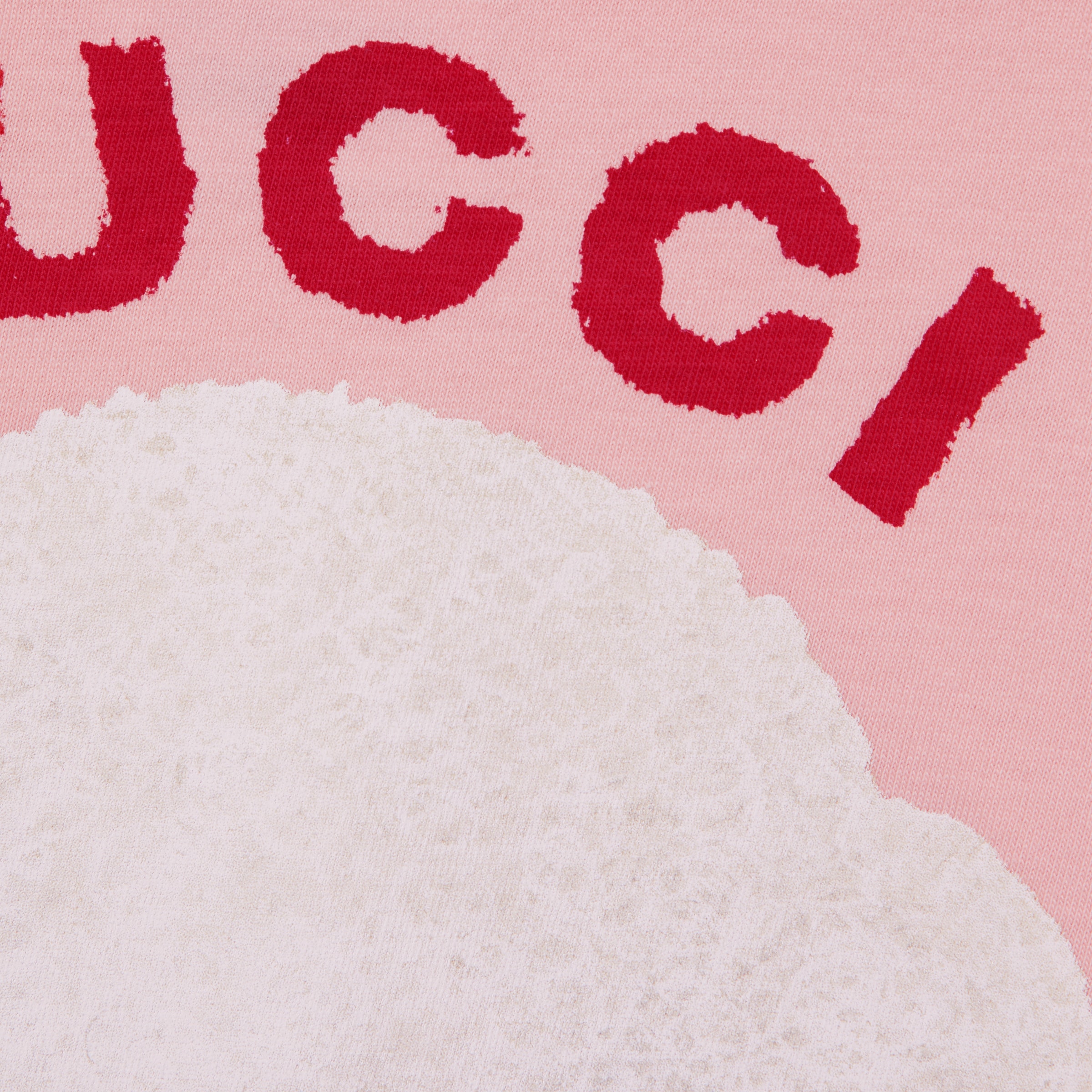 Baby printed cotton T-shirt in pink | GUCCI® US