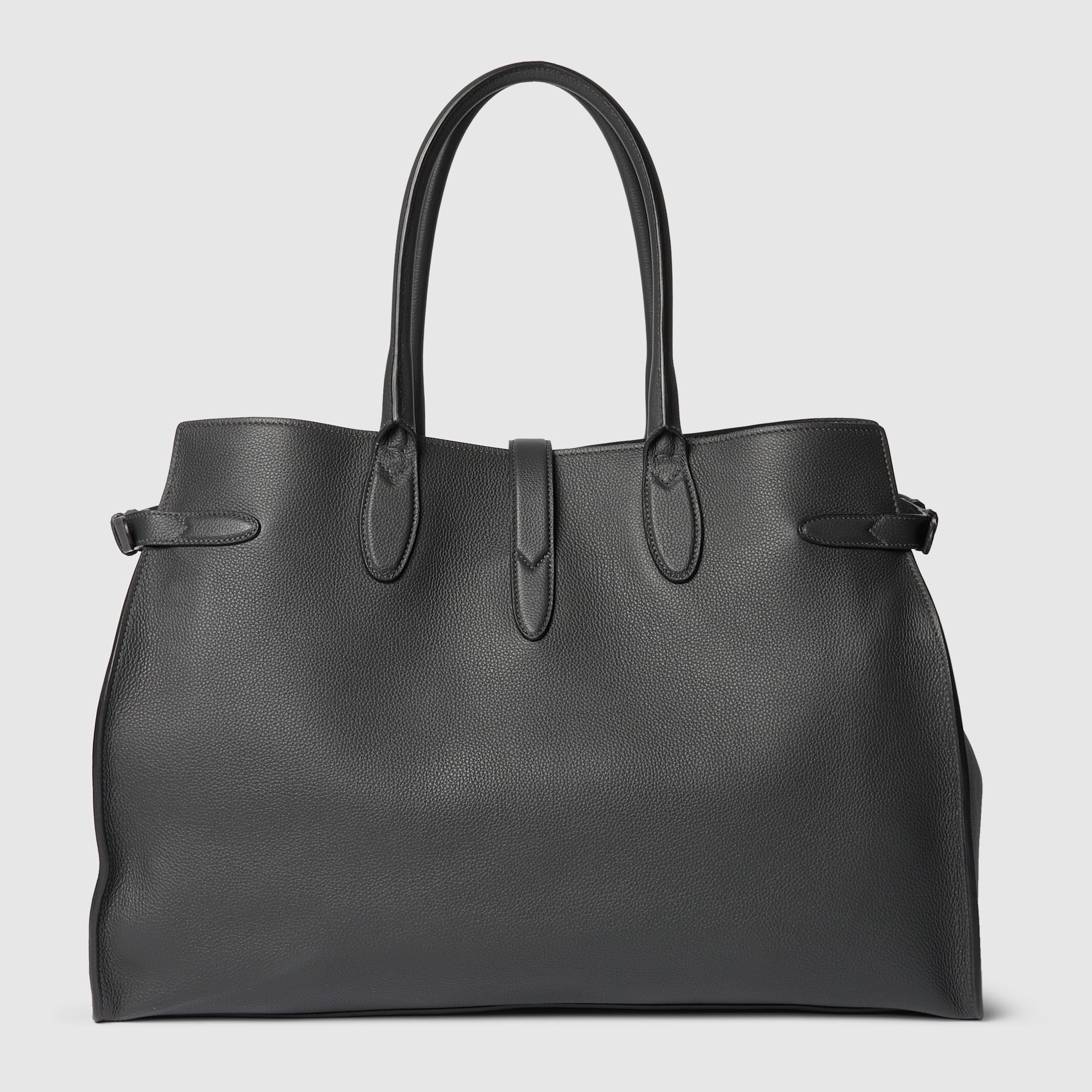LARGE TOTE BAG WITH HOOK CLOSURE