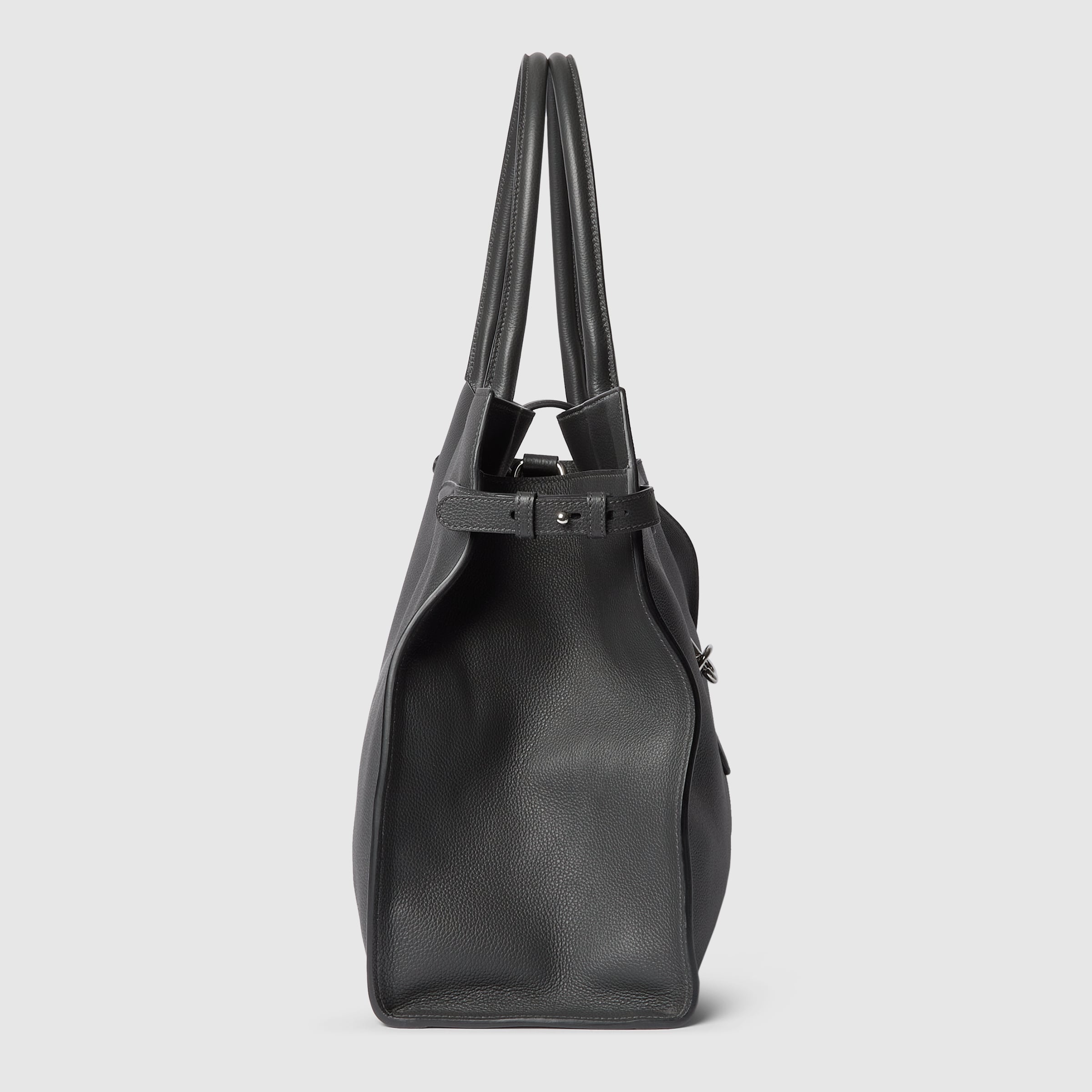 LARGE TOTE BAG WITH HOOK CLOSURE