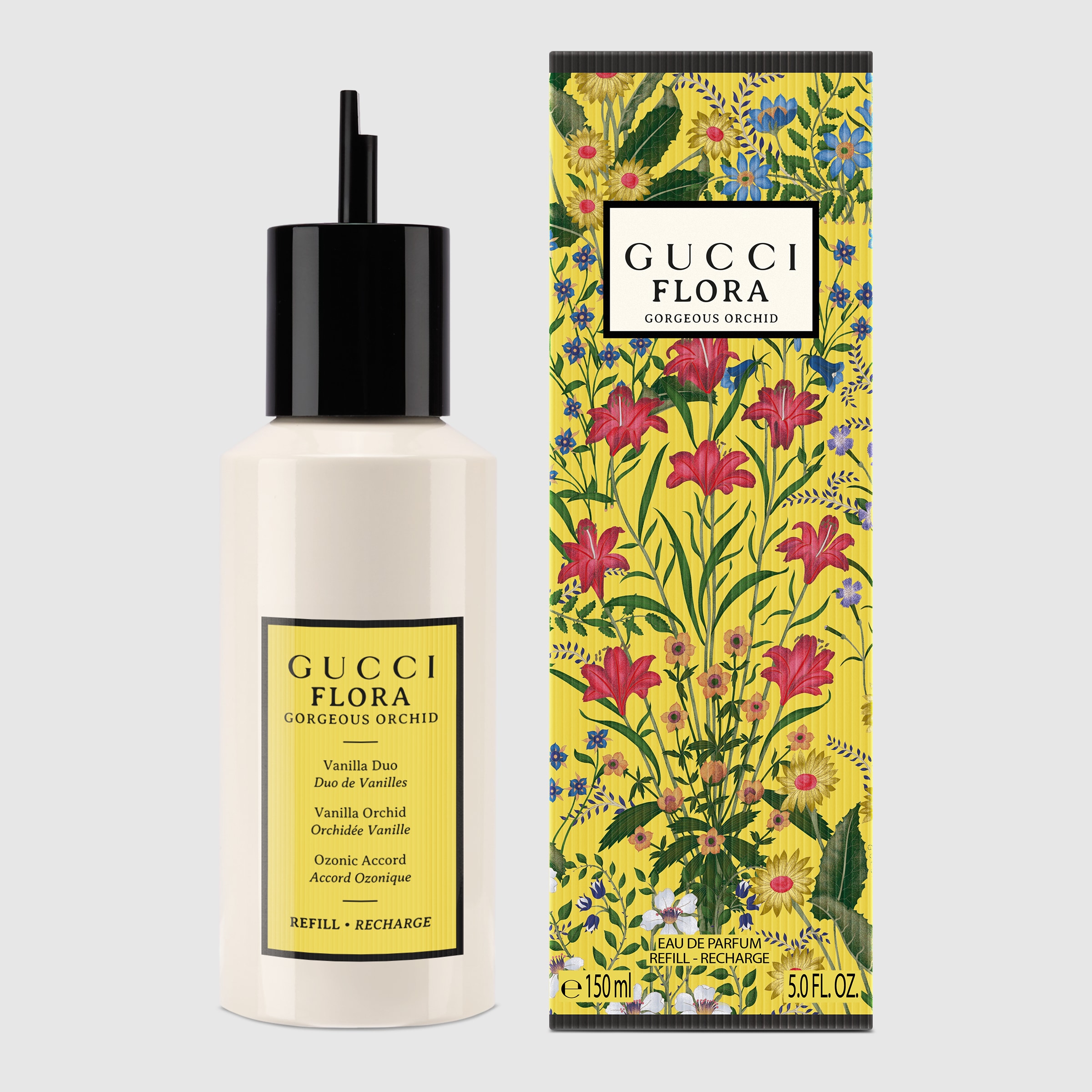 Gucci Flora Gorgeous Orchid, 150ml, eau de parfum refill in eau de