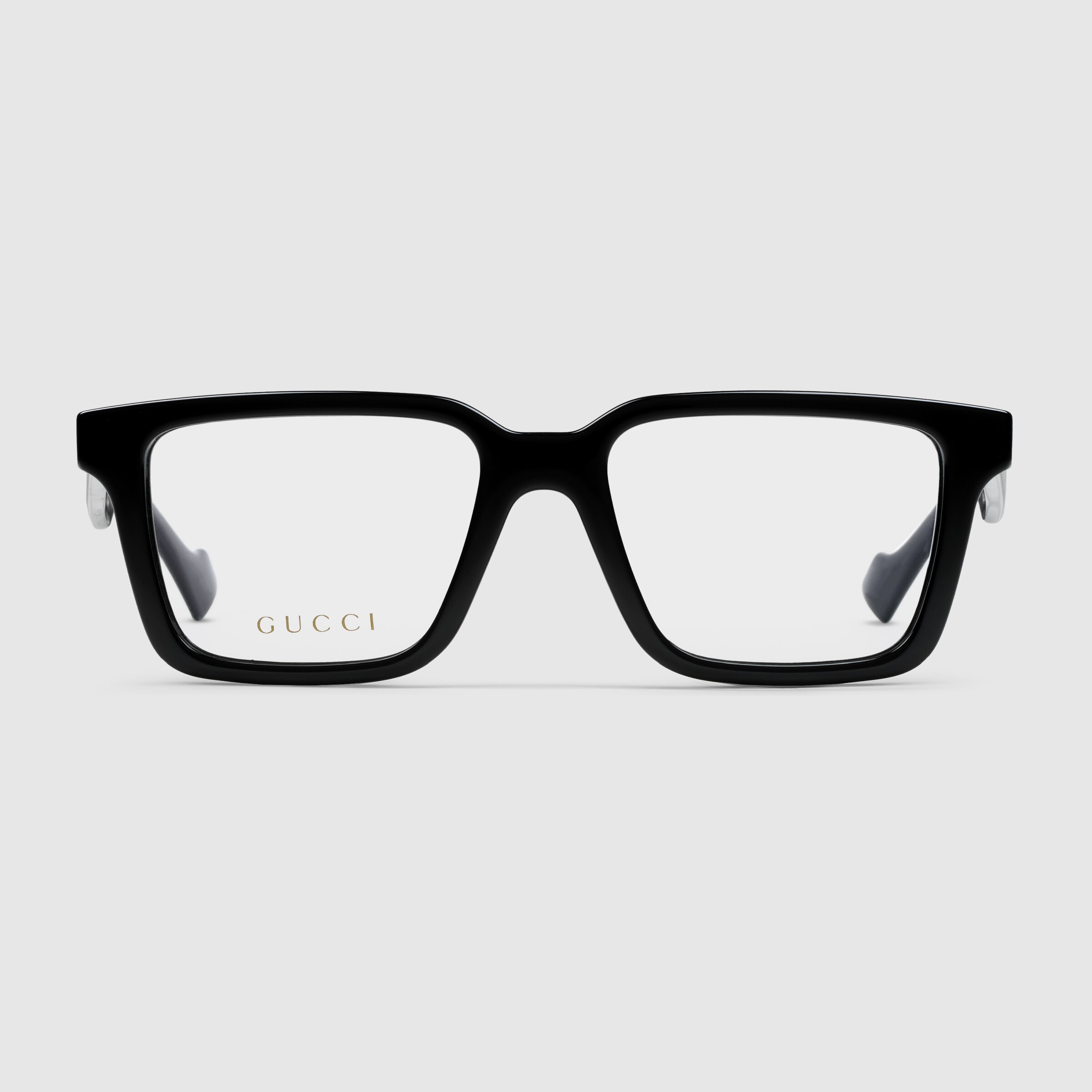 Rectangular optical frame in black | GUCCI® US