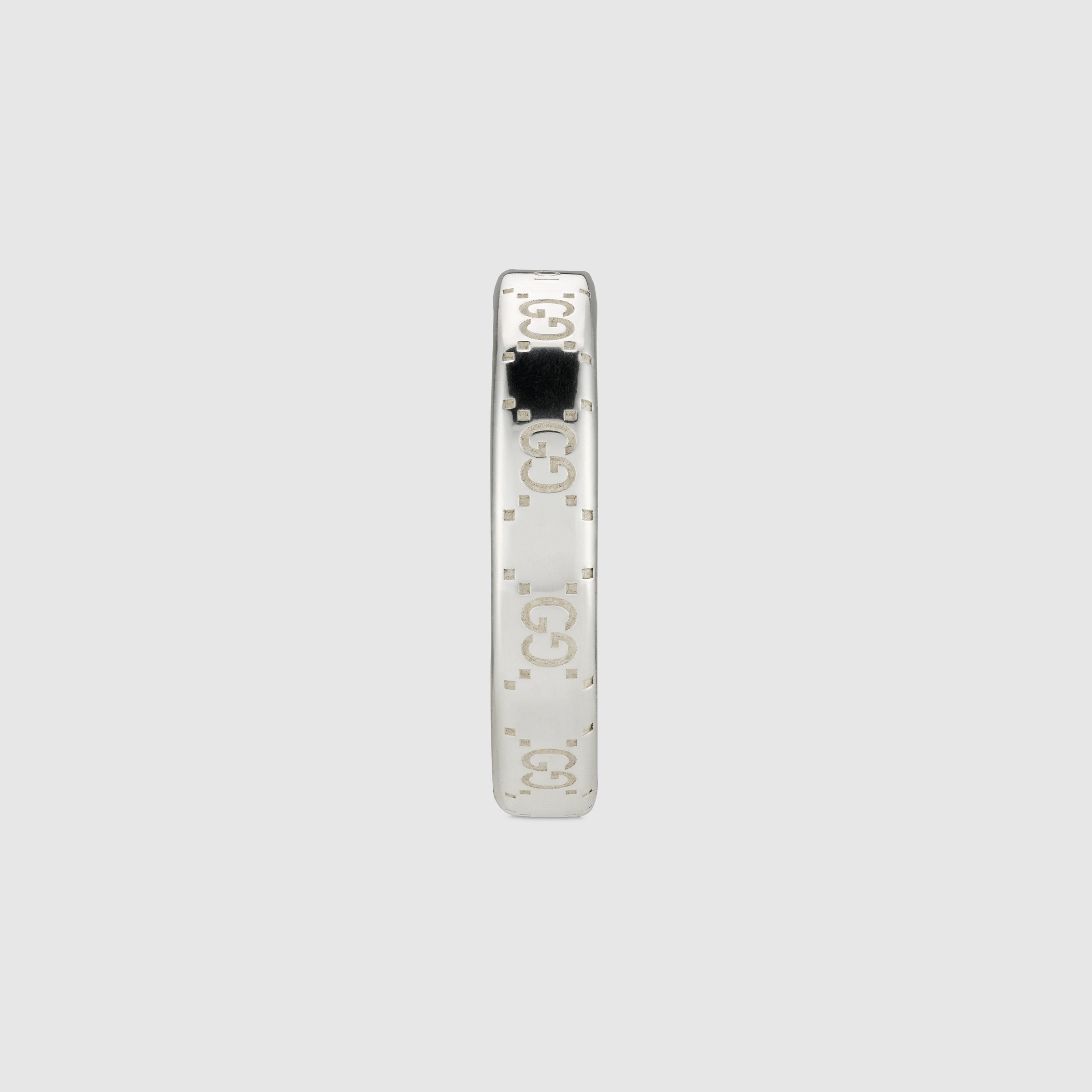 GUCCI グッチ ダブルG GGマーモント SVリング 美品 20 ブラック