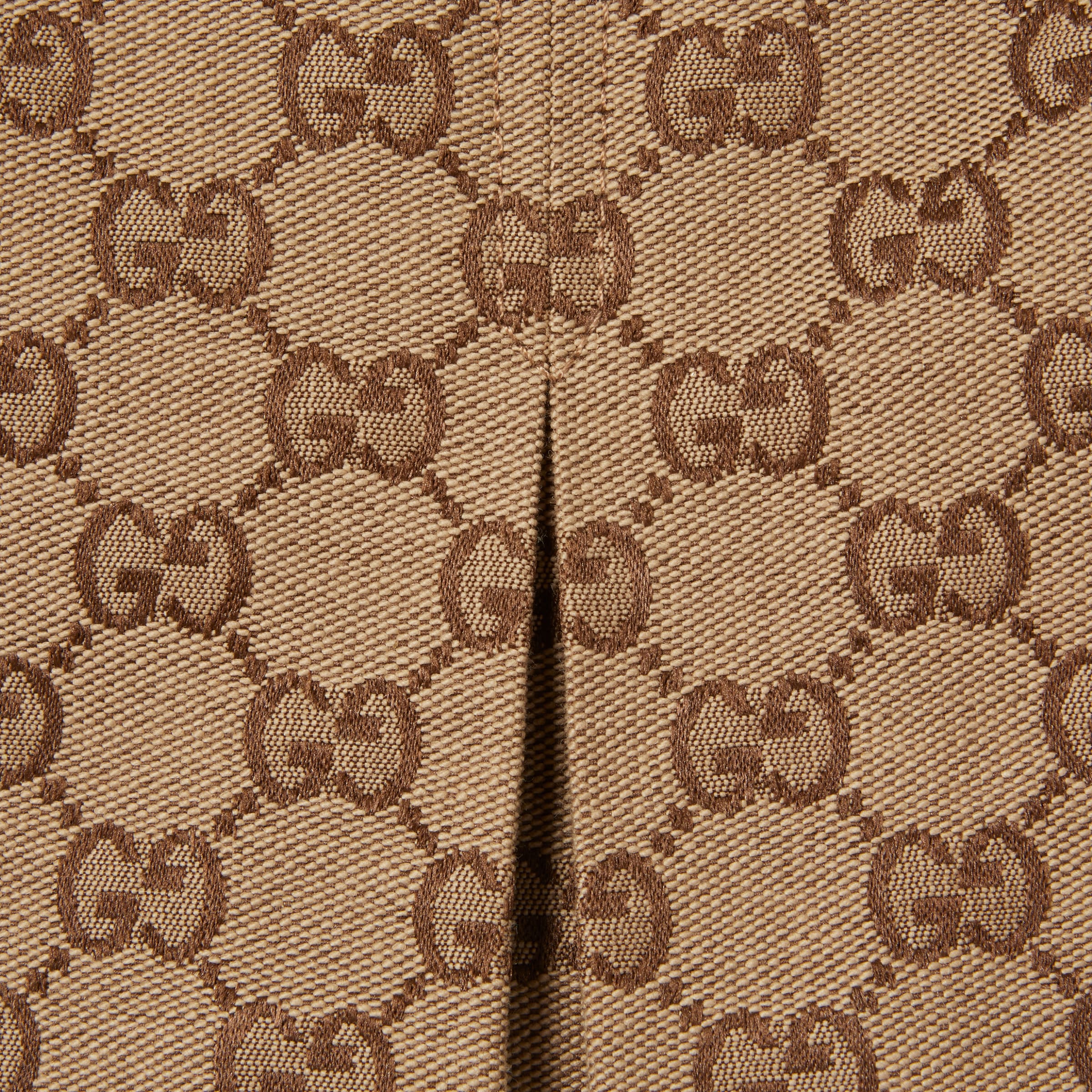 Gucci GGパターン キャンバスaラインスカート GGコットンキャンバス ジャカード ファブリック スカート ・サンド