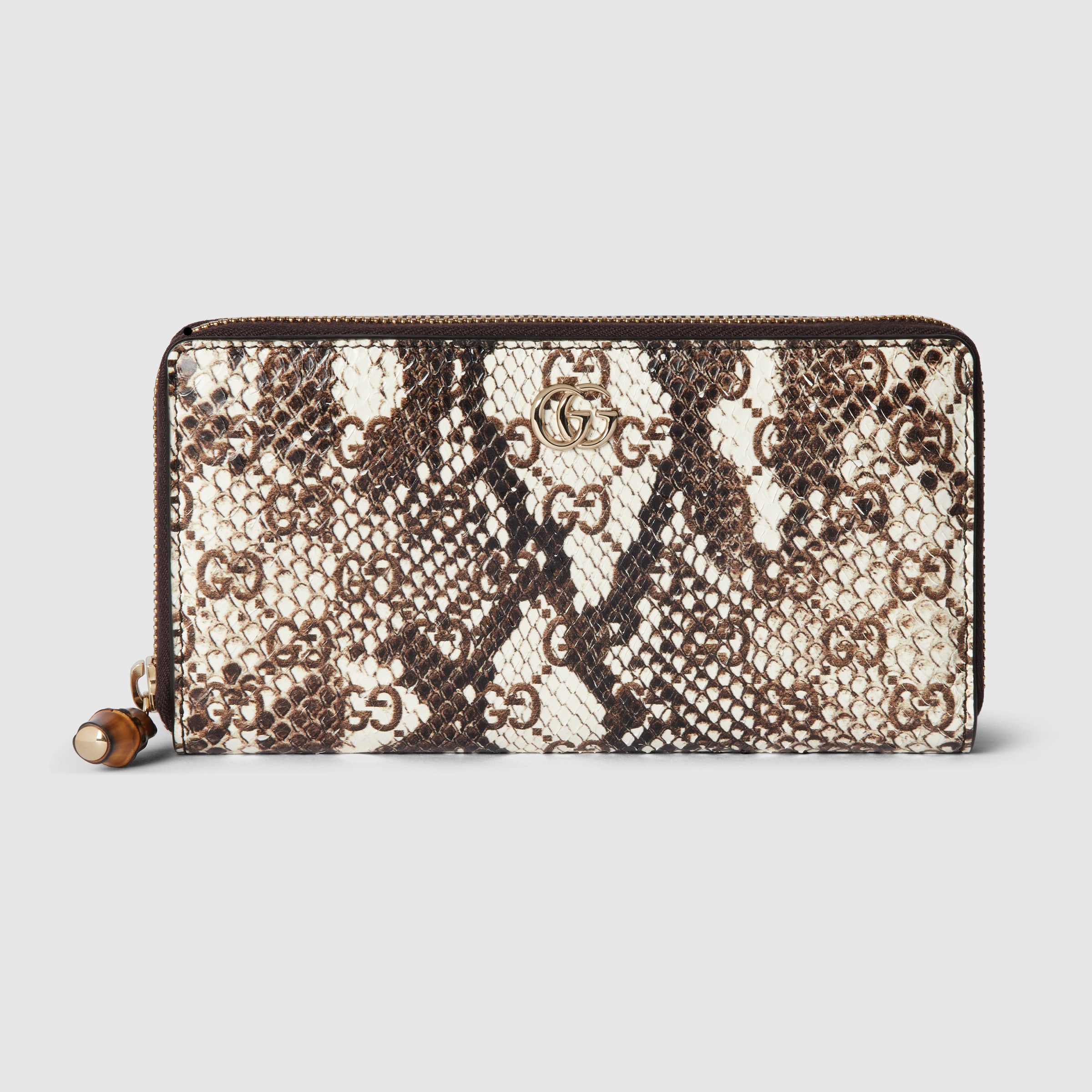 GUCCI ケース　財布　コンパクト　フローラ　ラウンド　パール　バンブー GUCCI コインケース 財布 コンパクト フローラ ラウンド パール