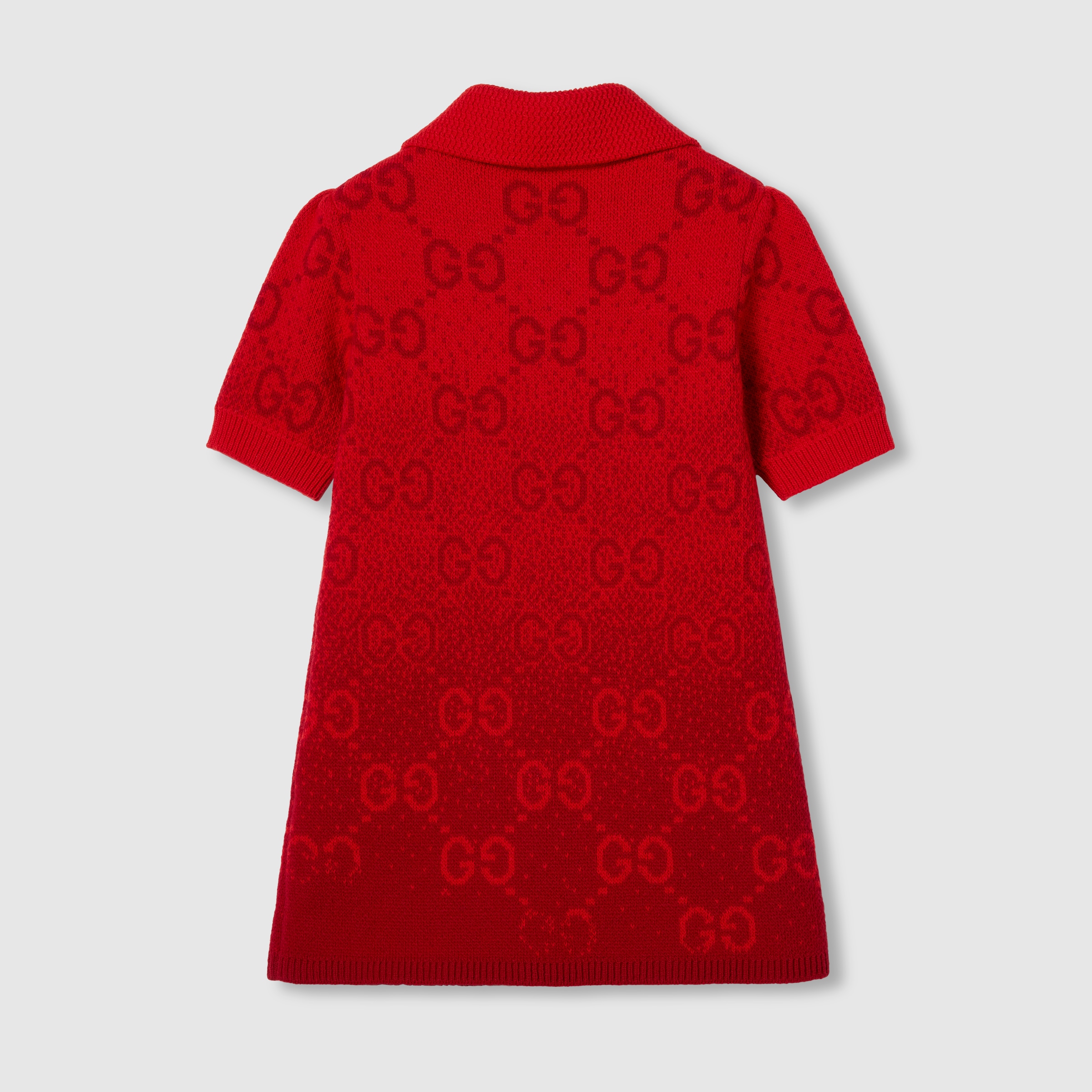 GUCCI GGロゴ マフラー ネイビー/レッド GUCCI ネイビー ワインレッド マフラー