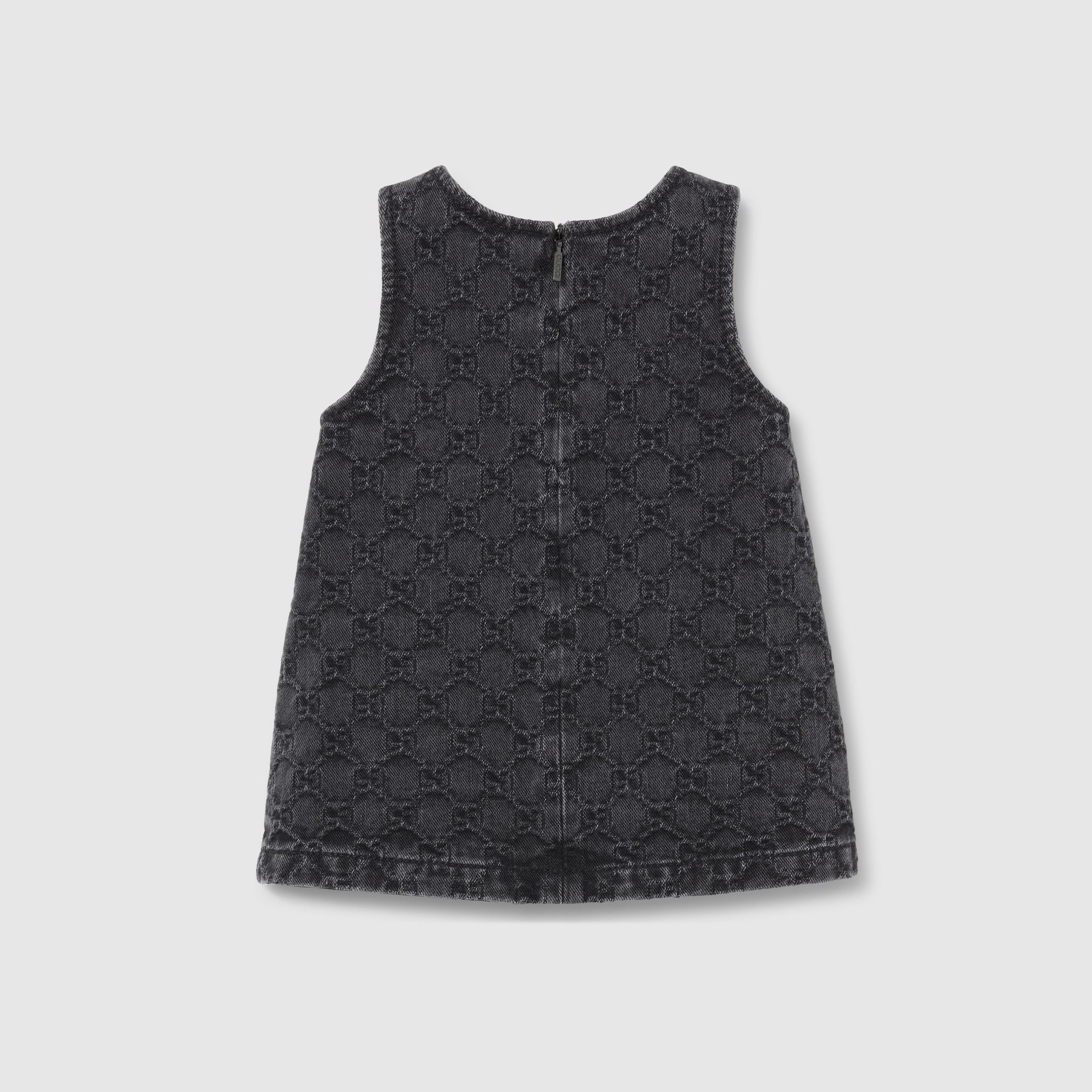 グッチ　ワンピース　5y Baby embroidered one-piece in light grey | GUCCI® US