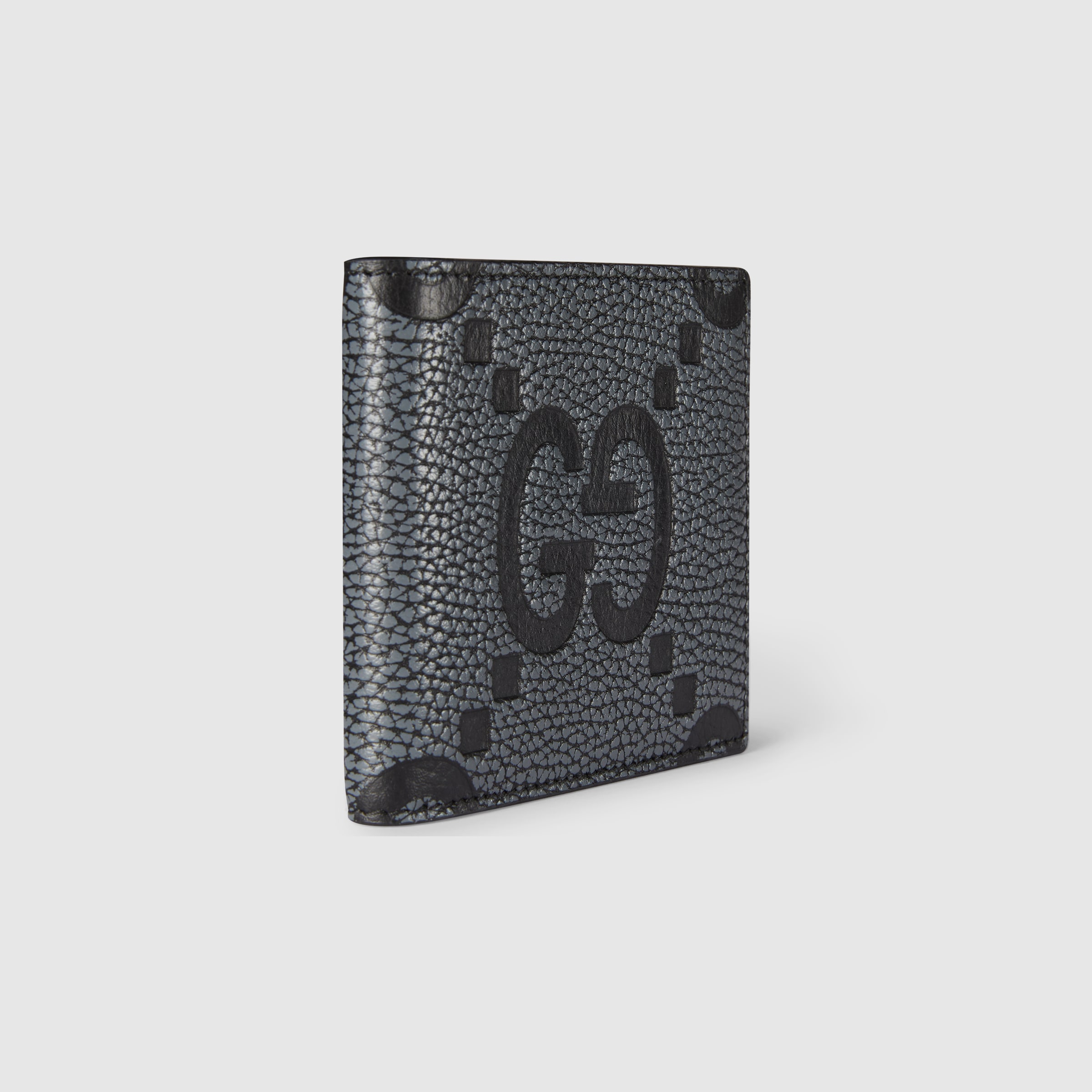 折りたたみ財布 GUCCI  Wallets Men Fabric Black 739475_AAECE_1046_007_080_0000
