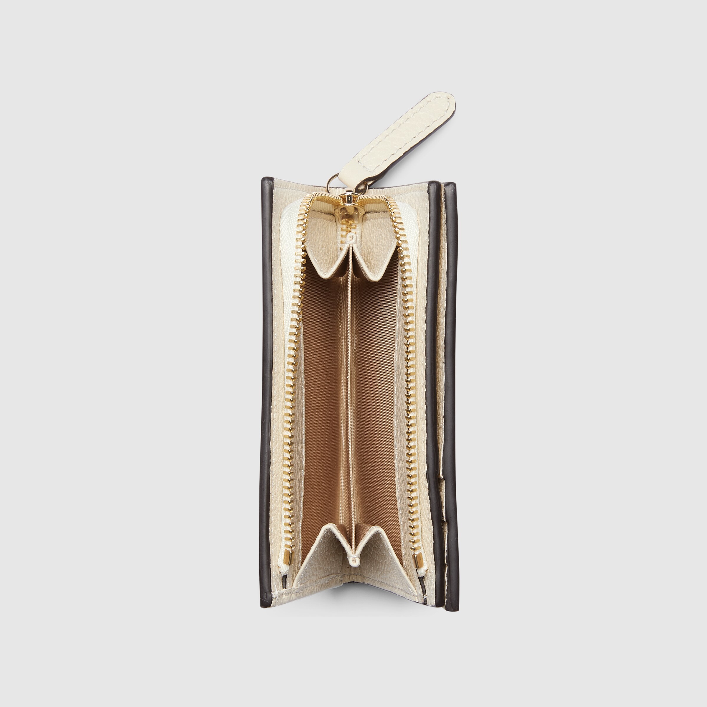 GGエンブレム〕スモールウォレット ・アイボリー レザー | GUCCI公式 