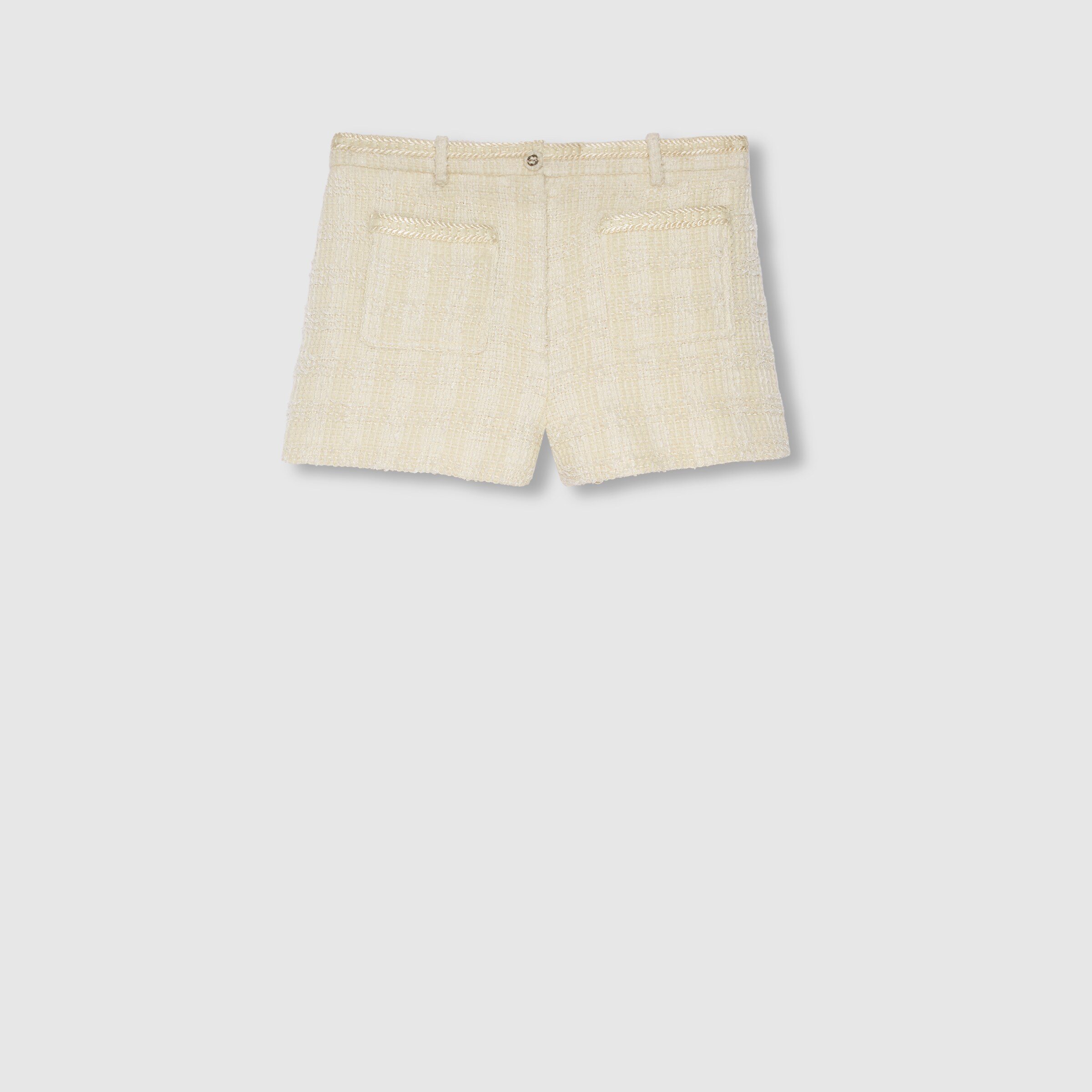 ショーツ GUCCI IVORY TWEED SHORTS 776464_ZAOOU_9200_005_100_0000