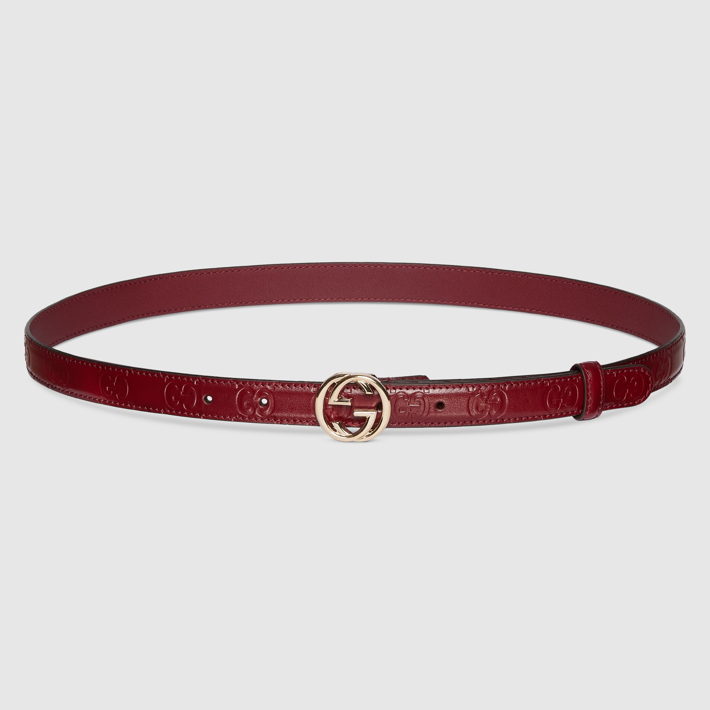Gucci/レディース レッドベルト 70 813005_AAD5L_6207_001_100_0000