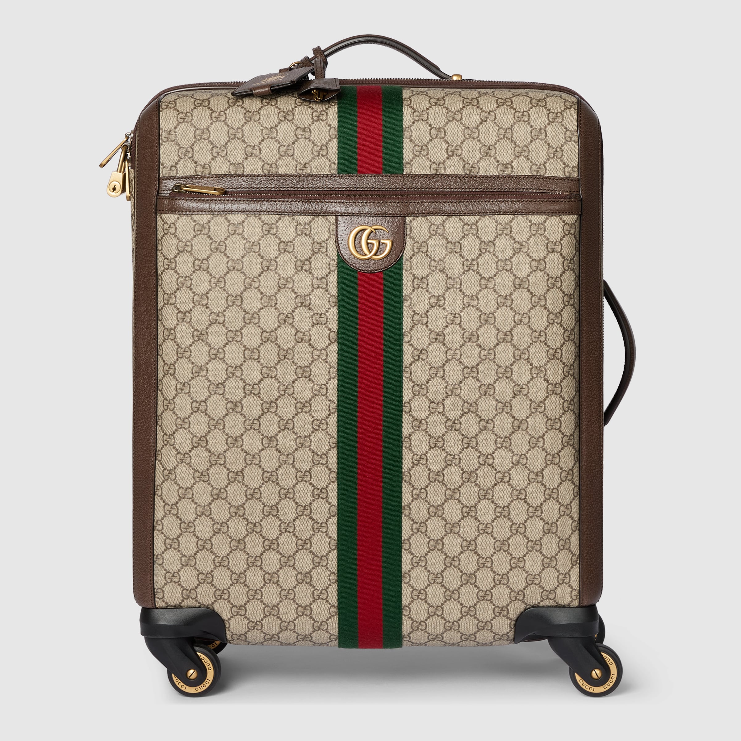 GUCCIトローリー　スーツケース 限定！すぐ届く！GUCCI SAVOY GG ミディアム トロリーバッグ (GUCCI