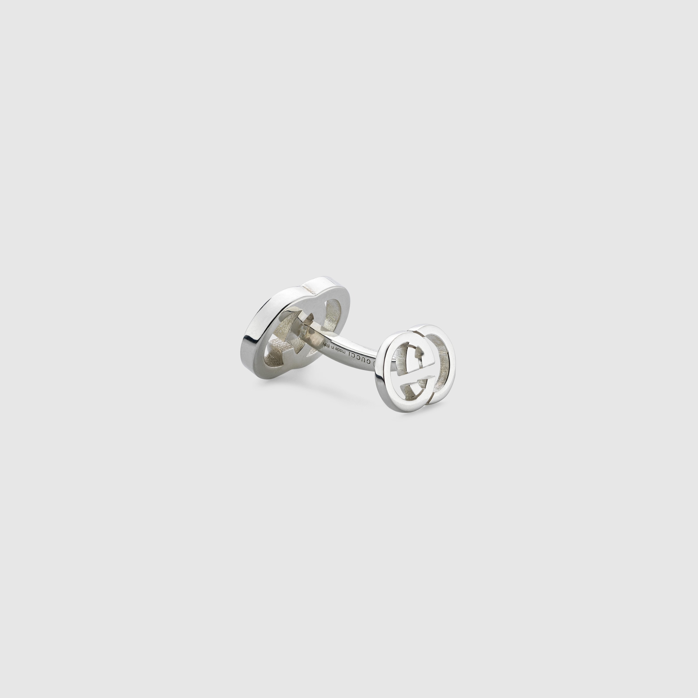 【送料関税込】GUCCI インターロッキングG カフリンクス 814829 Gucci Interlocking cufflinks in 941 sterling silver | GUCCI® US