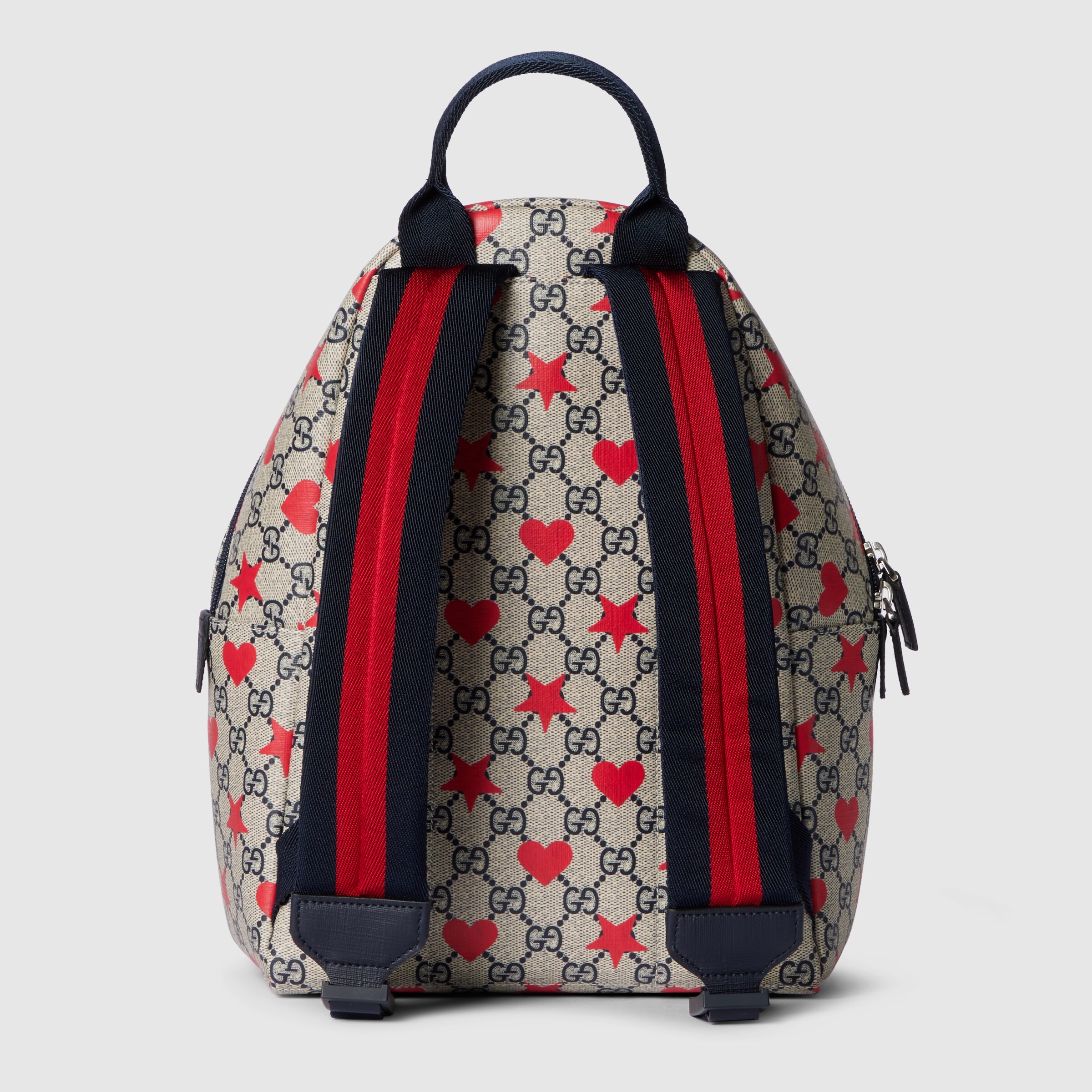GUCCI グッチ リュック バックパック GG チルドレン チルドレンズ〕GG バックパック ・ブルー＆アイボリー GGデニム