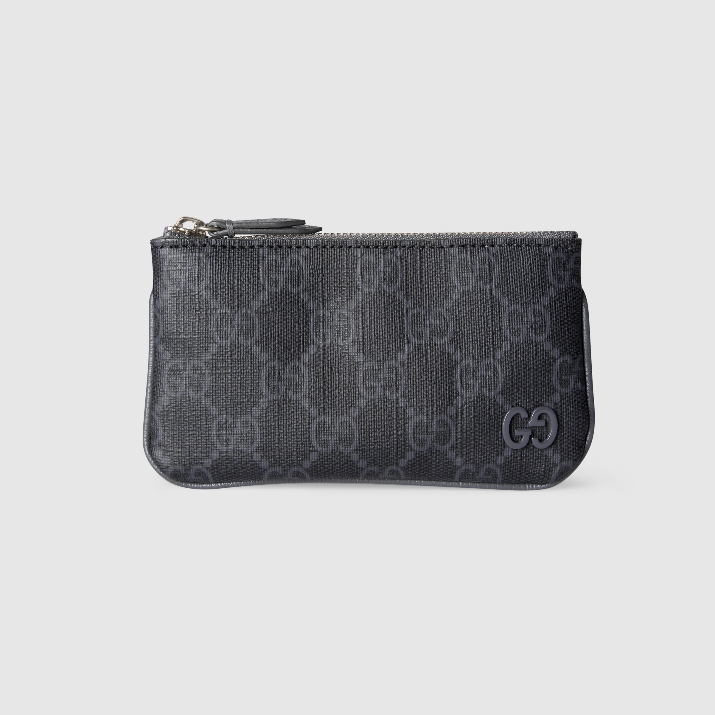 エアバック　Gucci ブラックレザー キーケース GGパターン GUCCI （新品・未使用品）グッチ 6連 キーケース カーフスキン