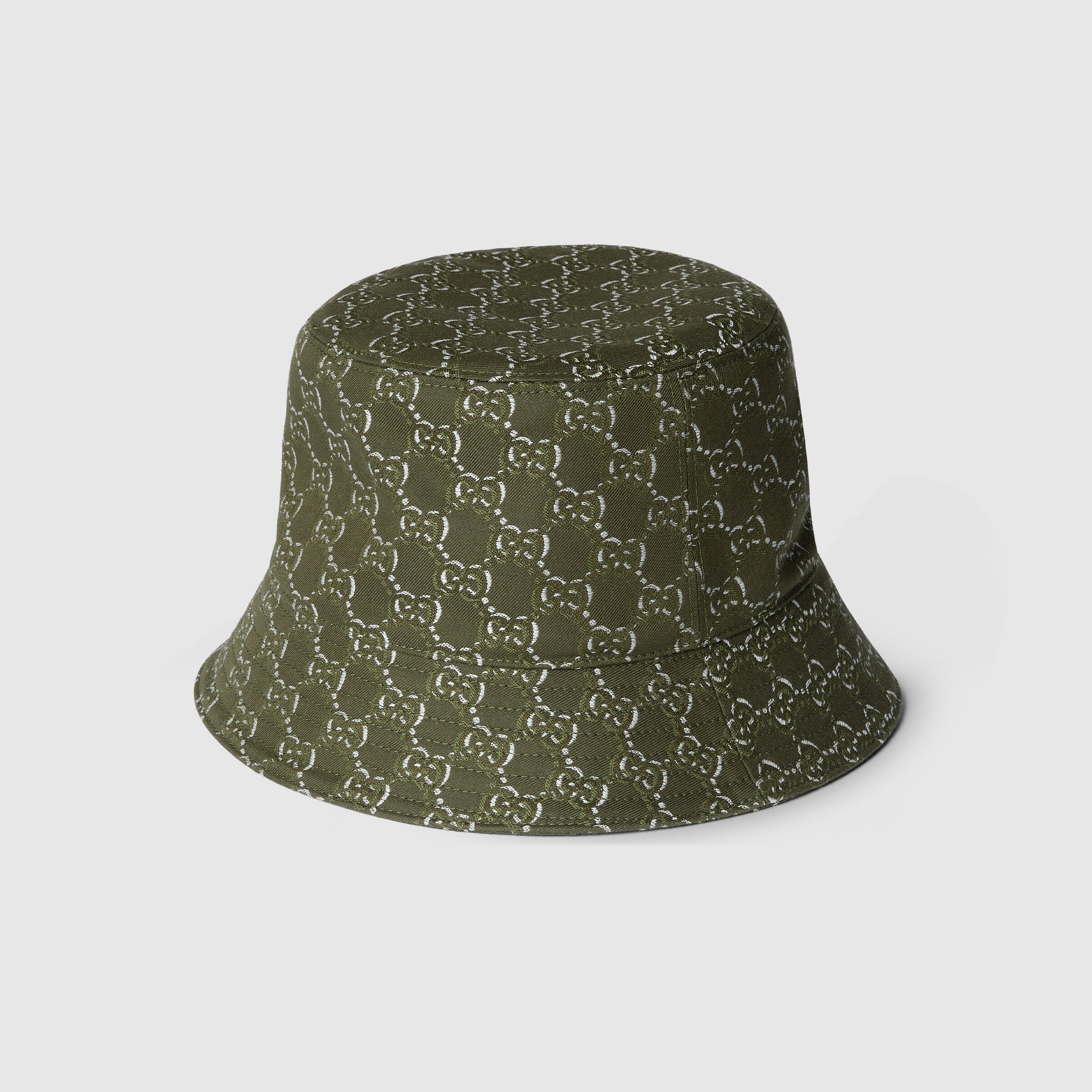 ハット Gucci Gg Monogram Canvas Bucket Hat GG canvas bucket hat in beige/brown GG canvas | GUCCI® US