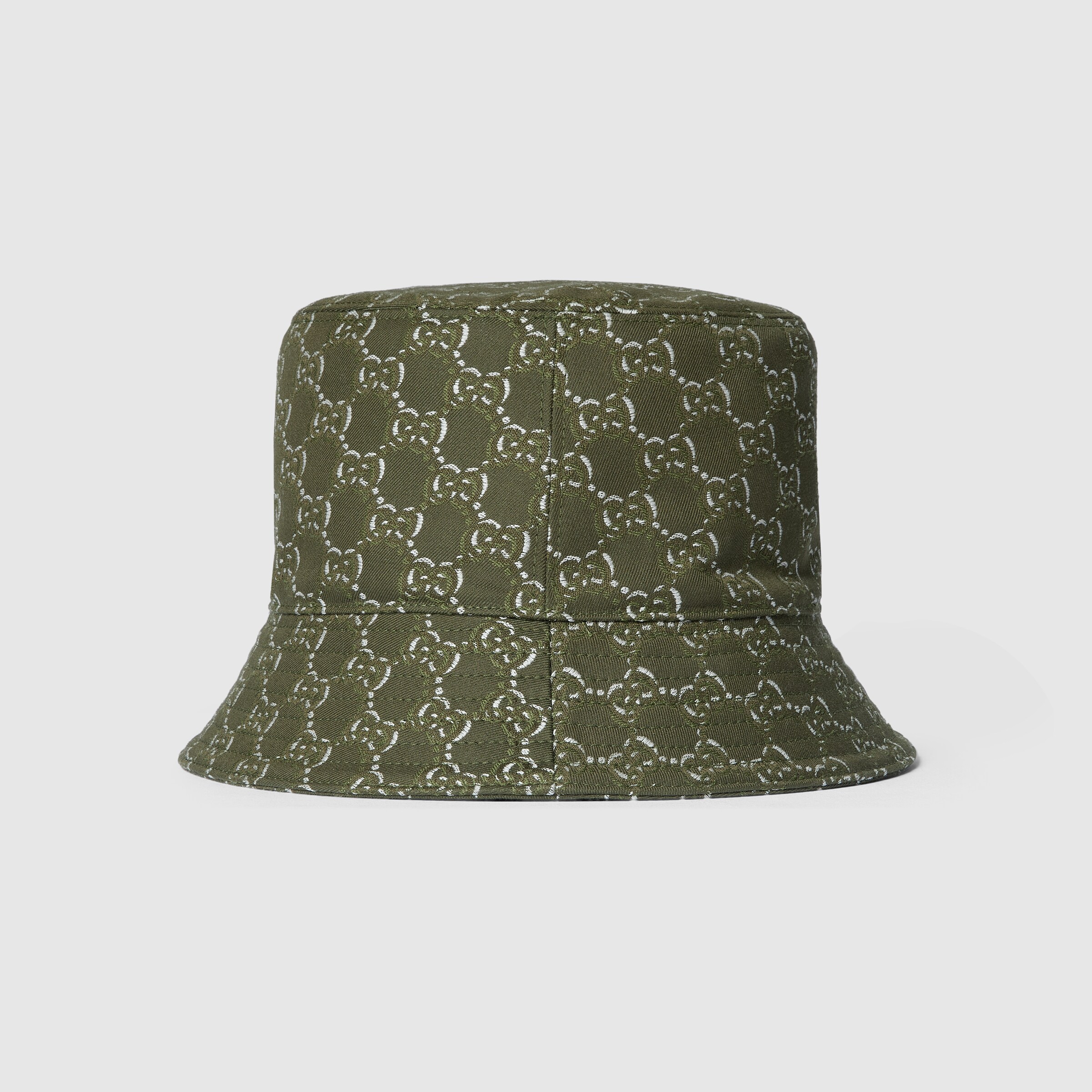 ハット GUCCI GG BUCKET HAT Original GG canvas bucket hat in black GG canvas | GUCCI® US