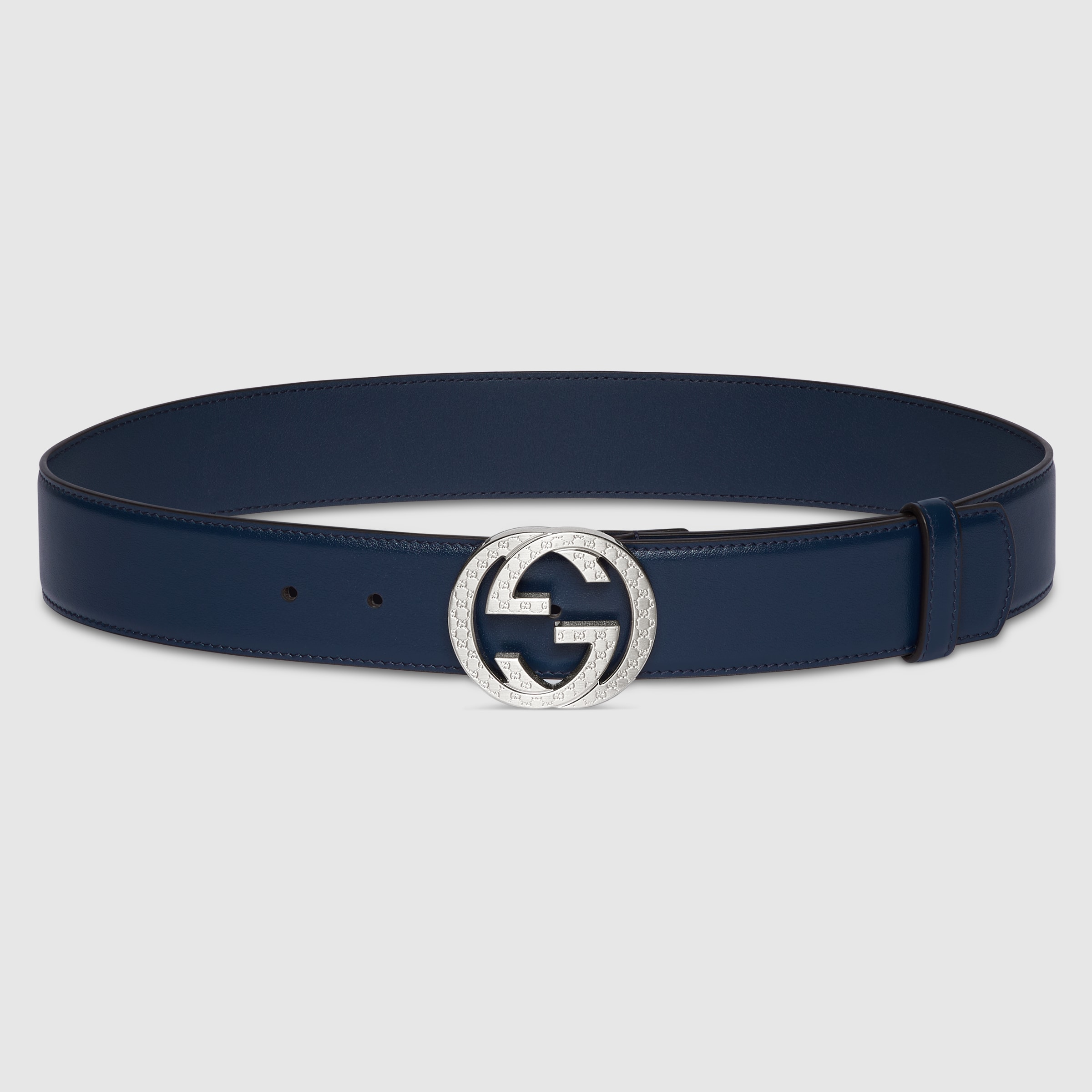 小物 gucci belt Children's leather Double G belt in black leather | GUCCI® US