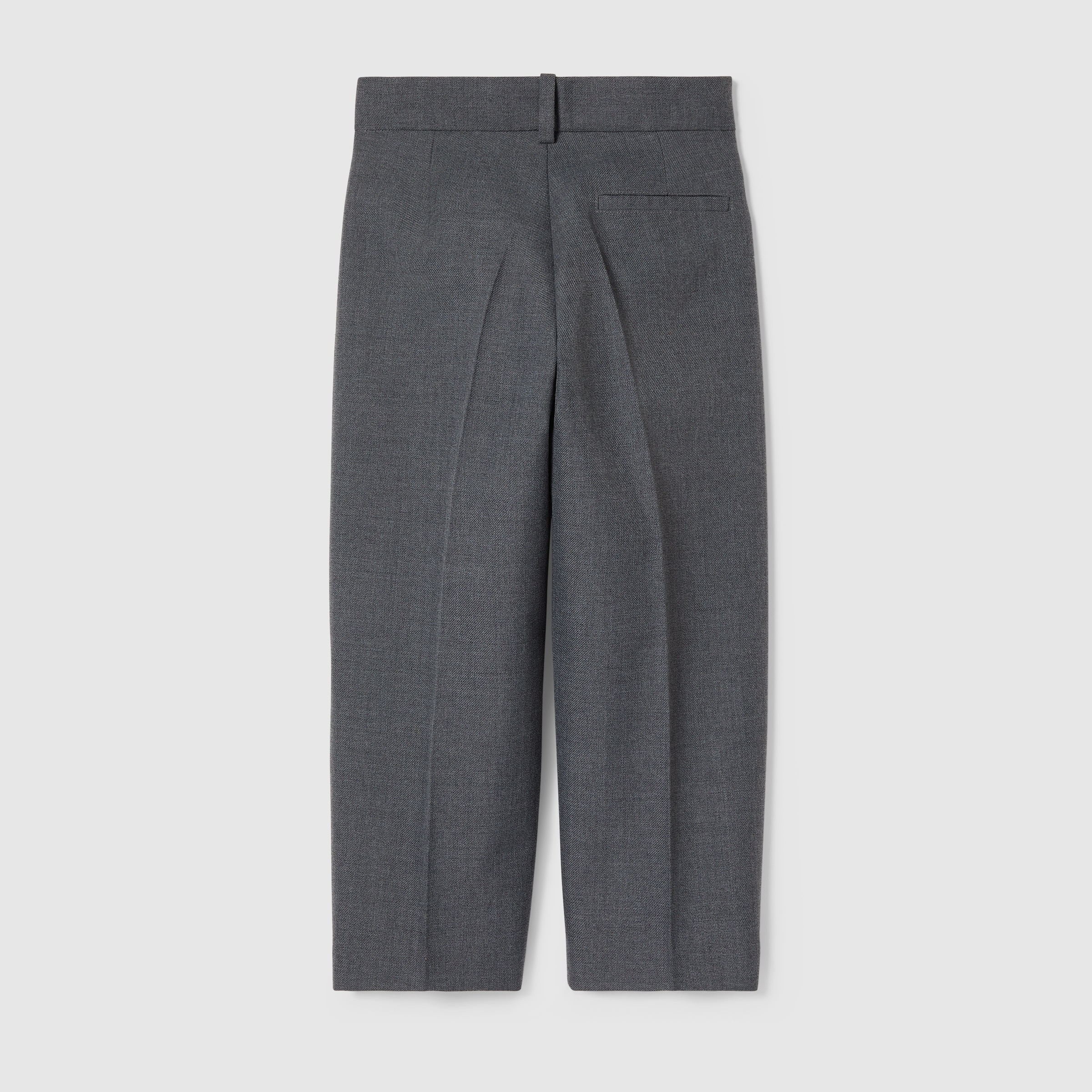 Children's embroidered wool pant in dark grey | GUCCI® US
