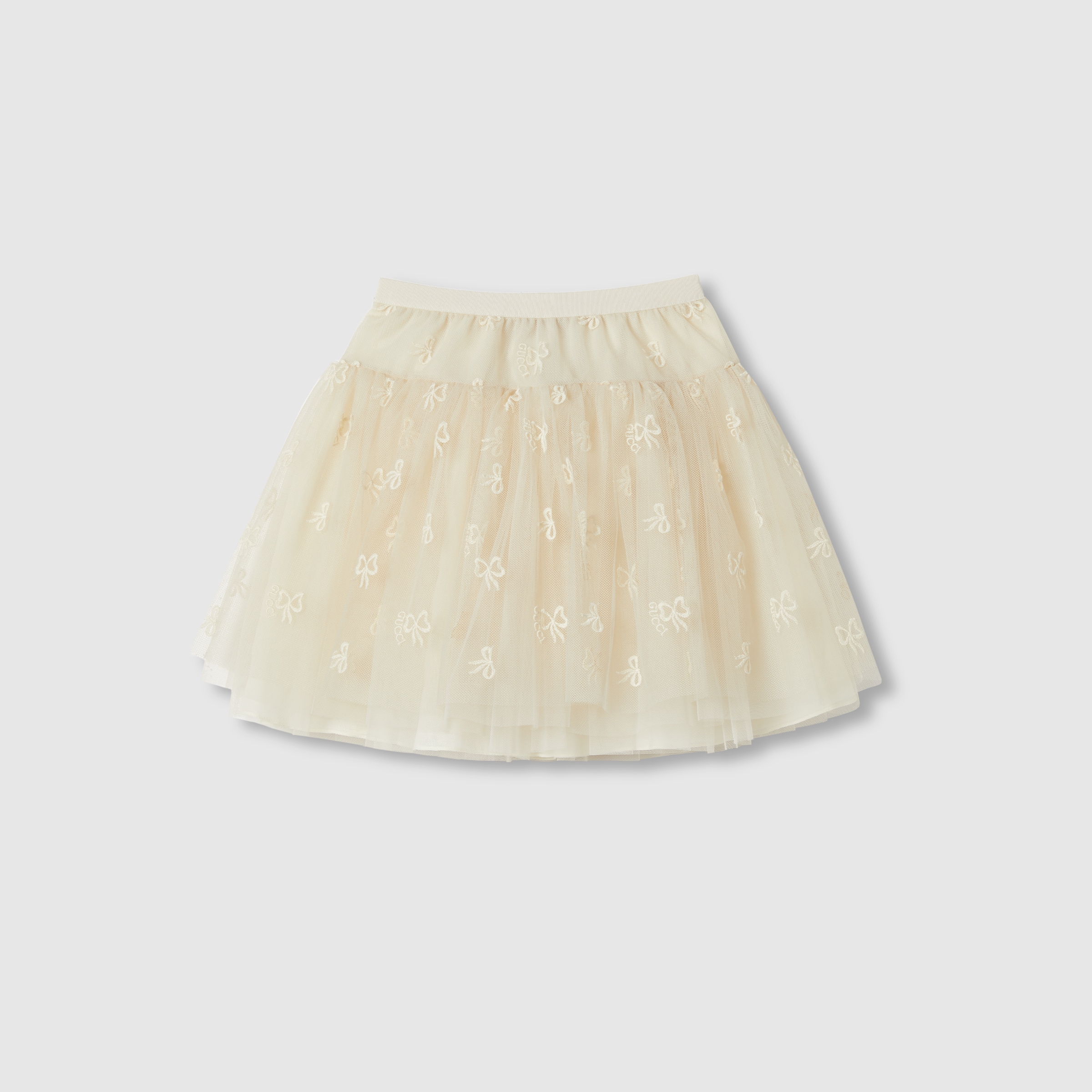 スカート 1900s Embroidered White Tulle Skirt Tulle Wedding Separates Midi Skirt with Pockets | David's Bridal
