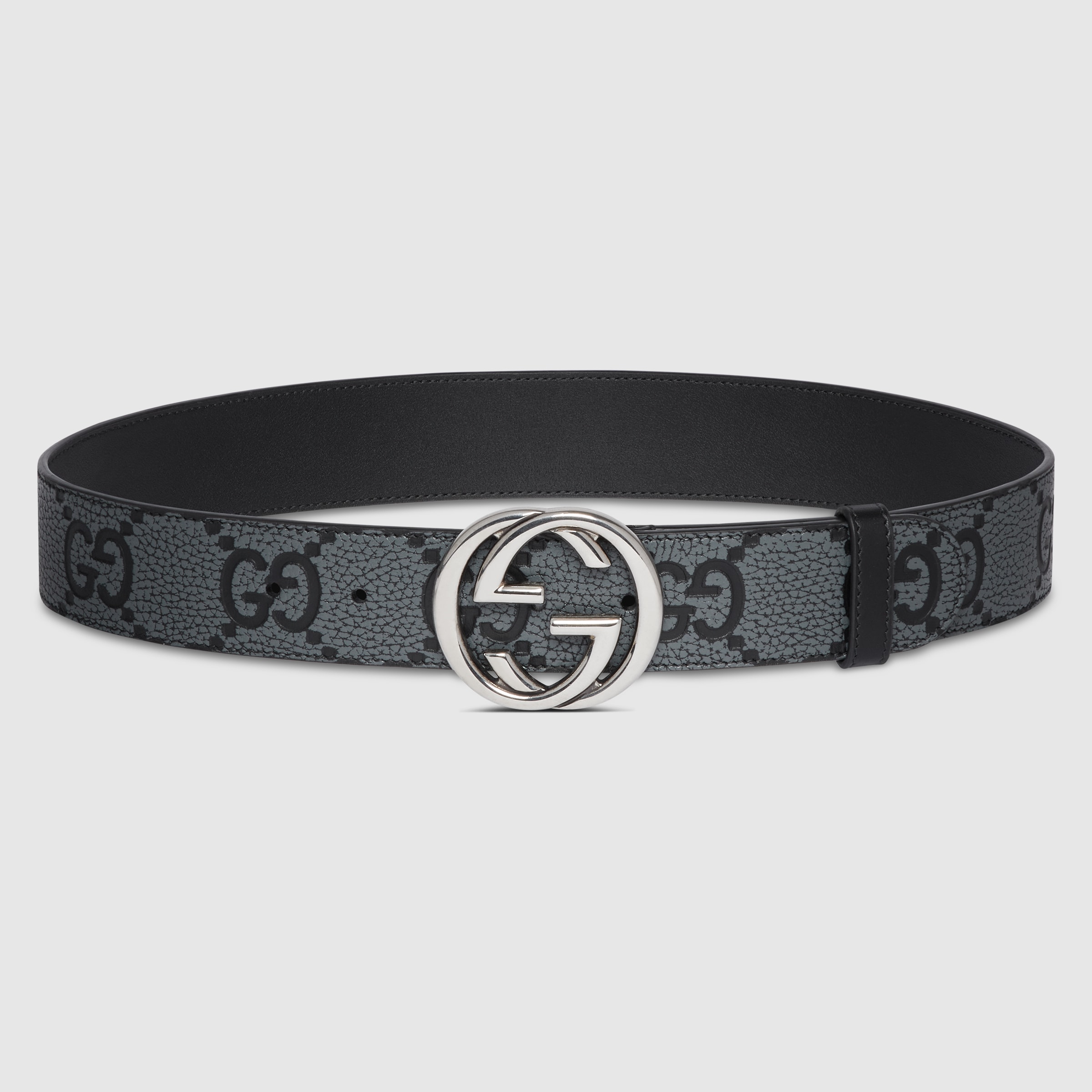 gucci ベルト ネイビー シボ革 510309/90.36 gucci ベルト ネイビー シボ革 510309/90.36 - メルカリ