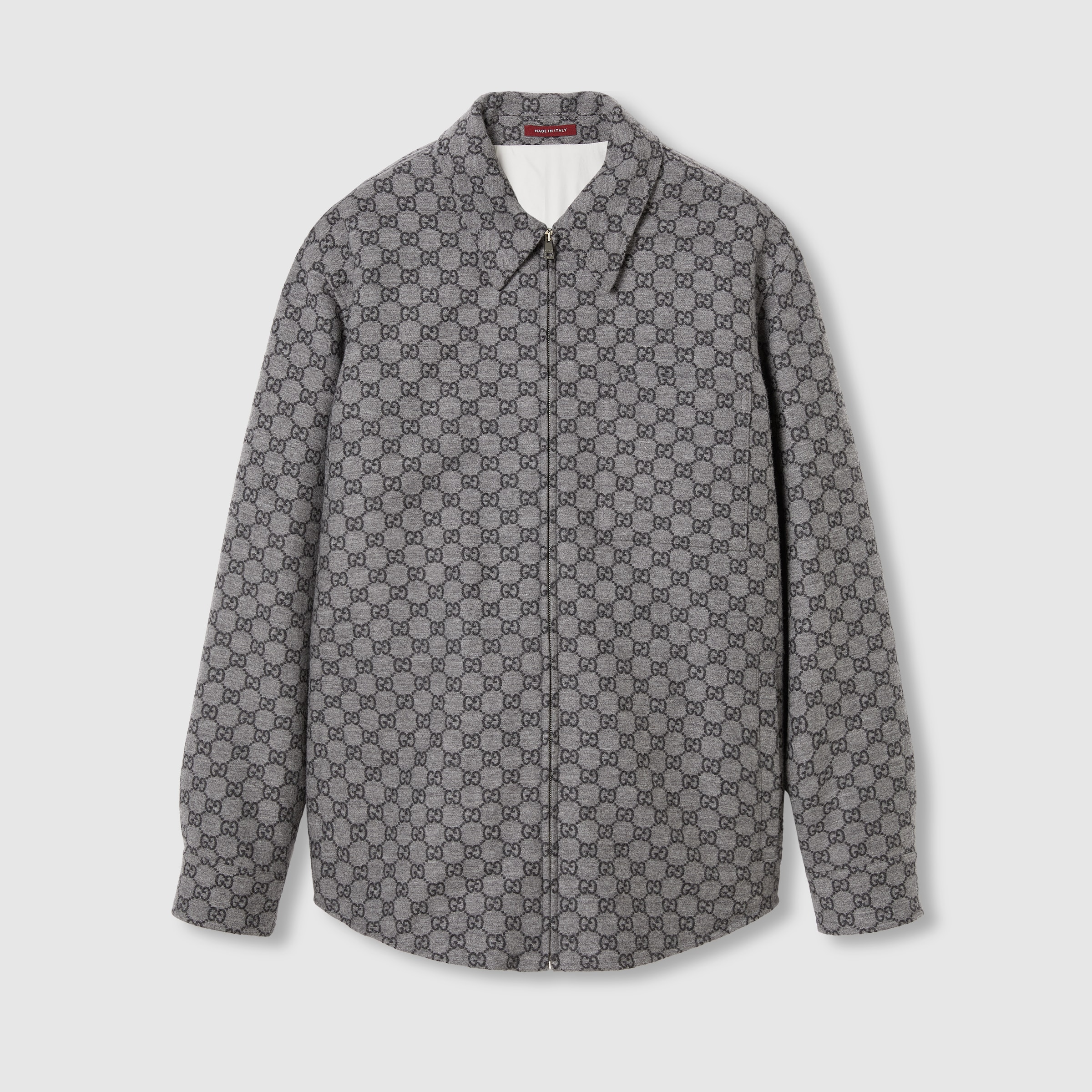 Gucci GGジャカード リネンシャツ | ブルー | FARFETCH JP