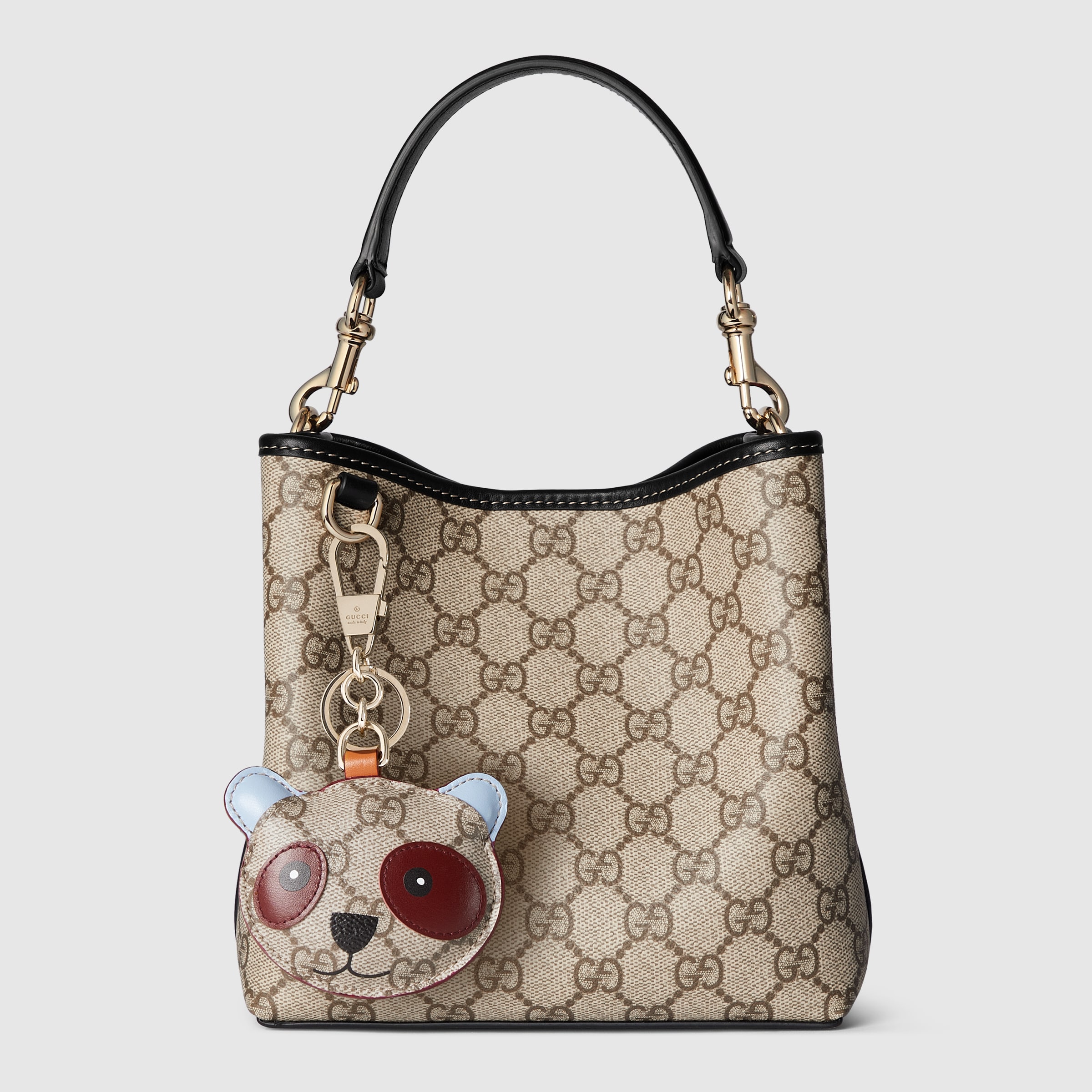 GG EMBLEM SMALL BUCKET BAG