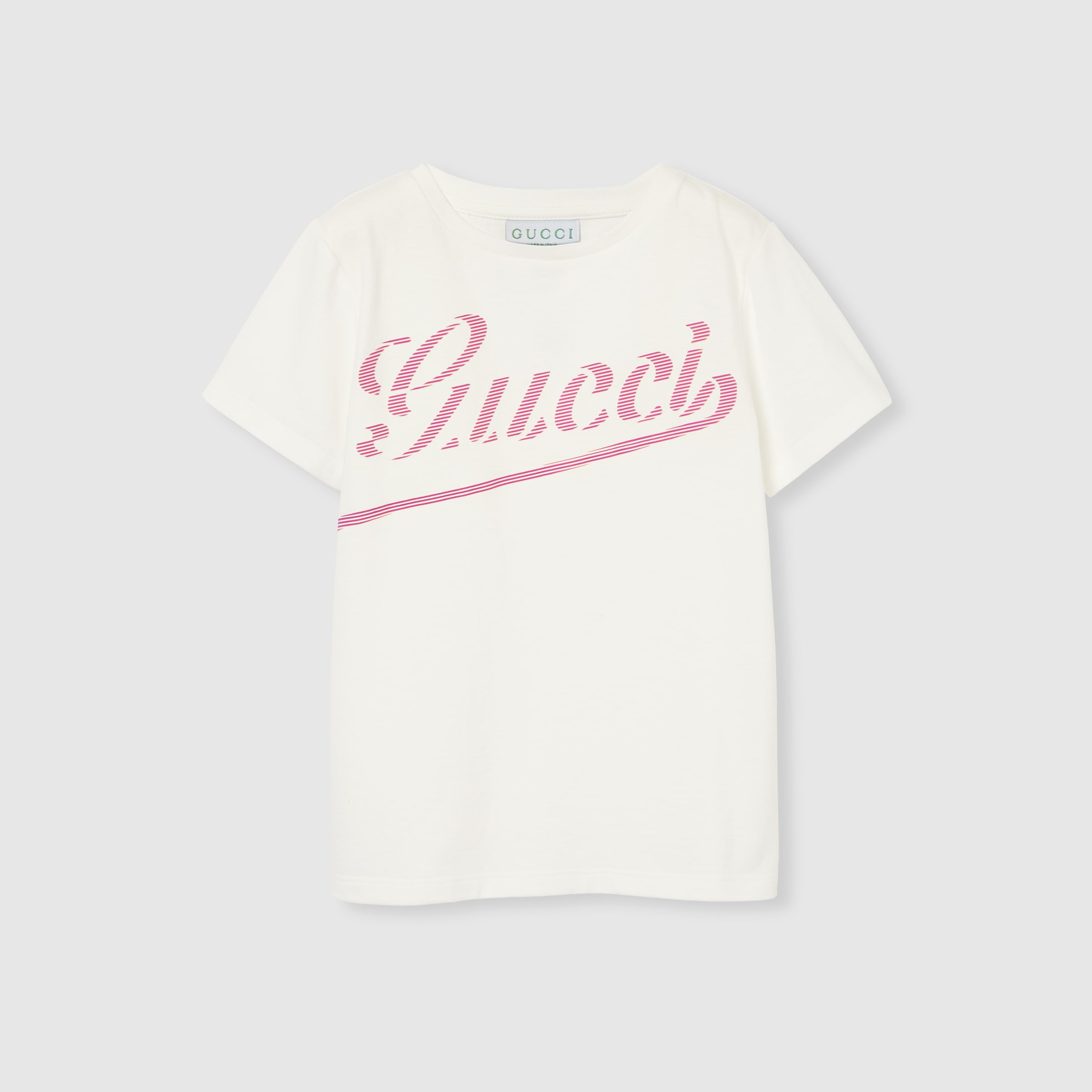 新品　GUCCI グッチーズ　Tシャツ 今日特価】GUCCI グッチ 25SS プレミアムロゴプリント 円領 T