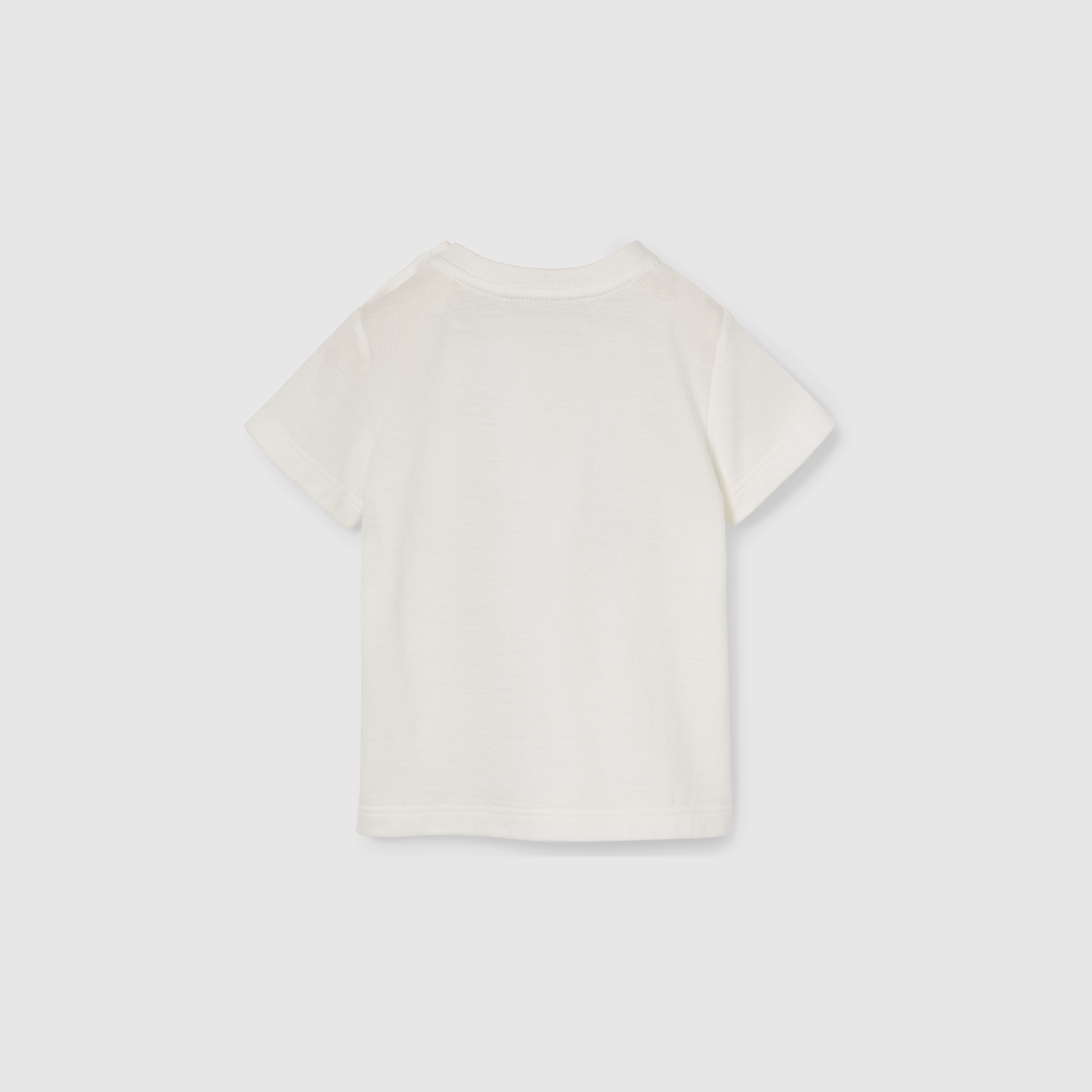 Baby printed cotton T-shirt in white | GUCCI® US