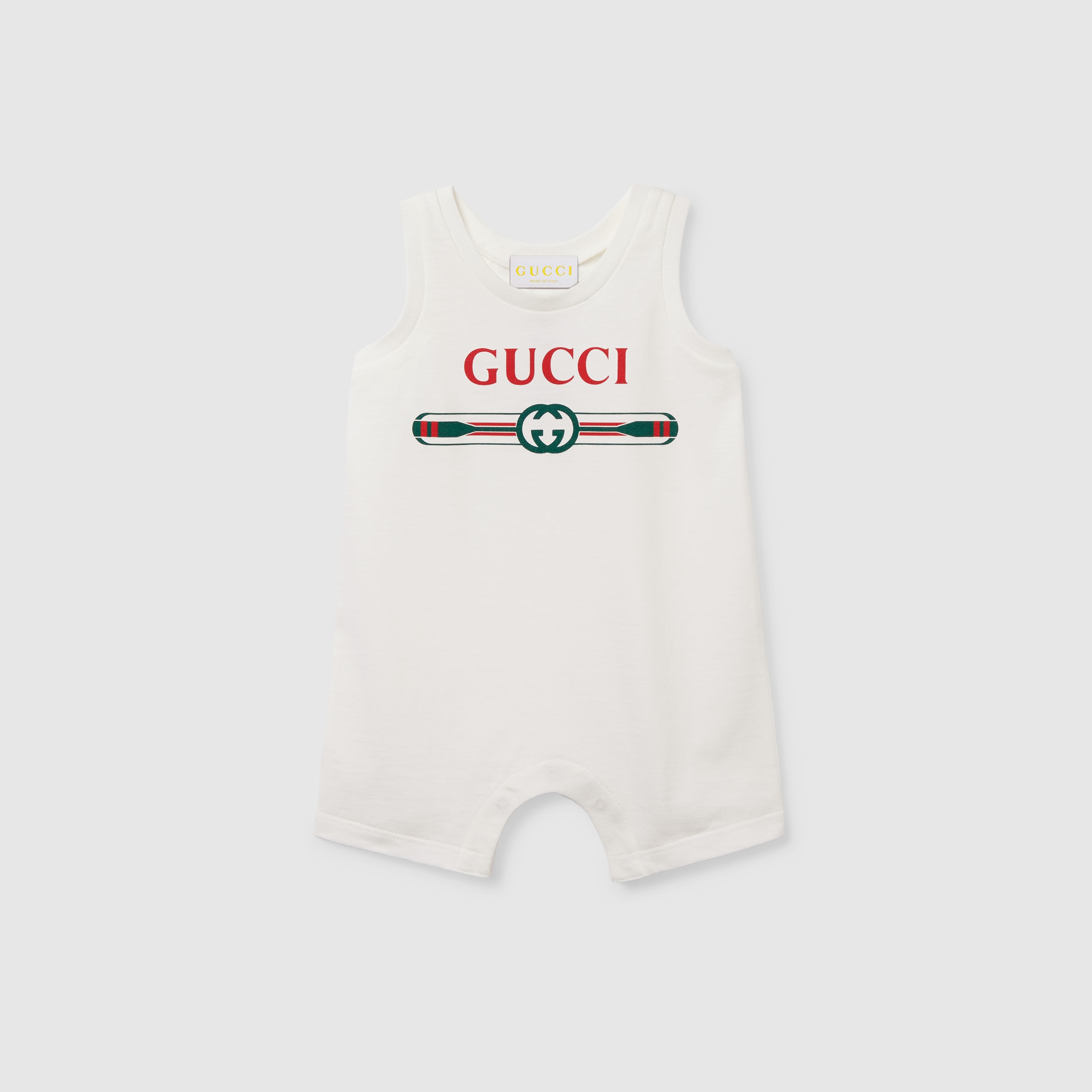 GUCCI ベビー ベビー〕GUCCI ロゴ コットン ギフトセット ・ホワイト コットン