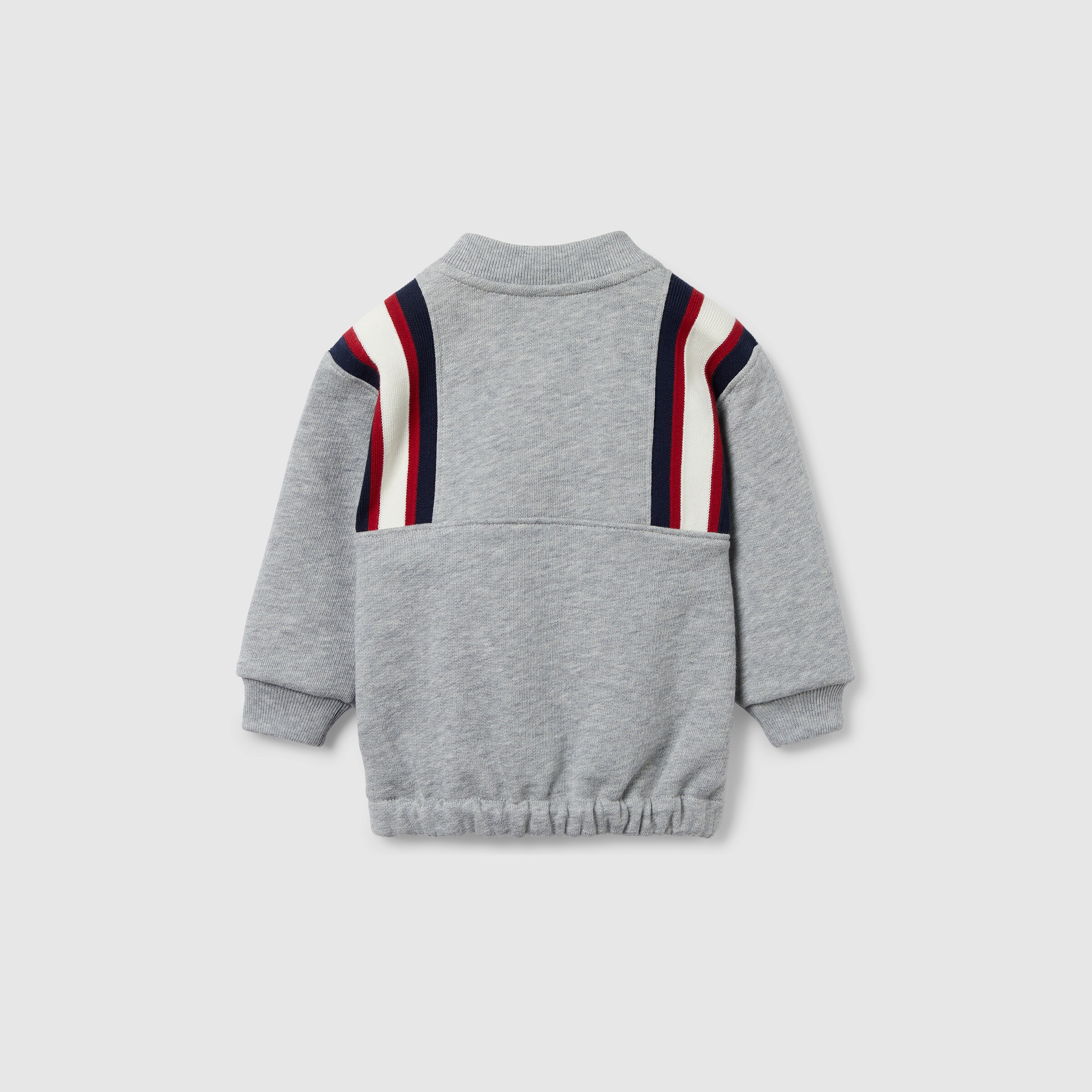 【GUCCI】SWEATSHIRT LIGHT FELTED COTTON◆721427XJF5T Light Felted Cotton Jersey Hoodie Medium Grey | The Webster