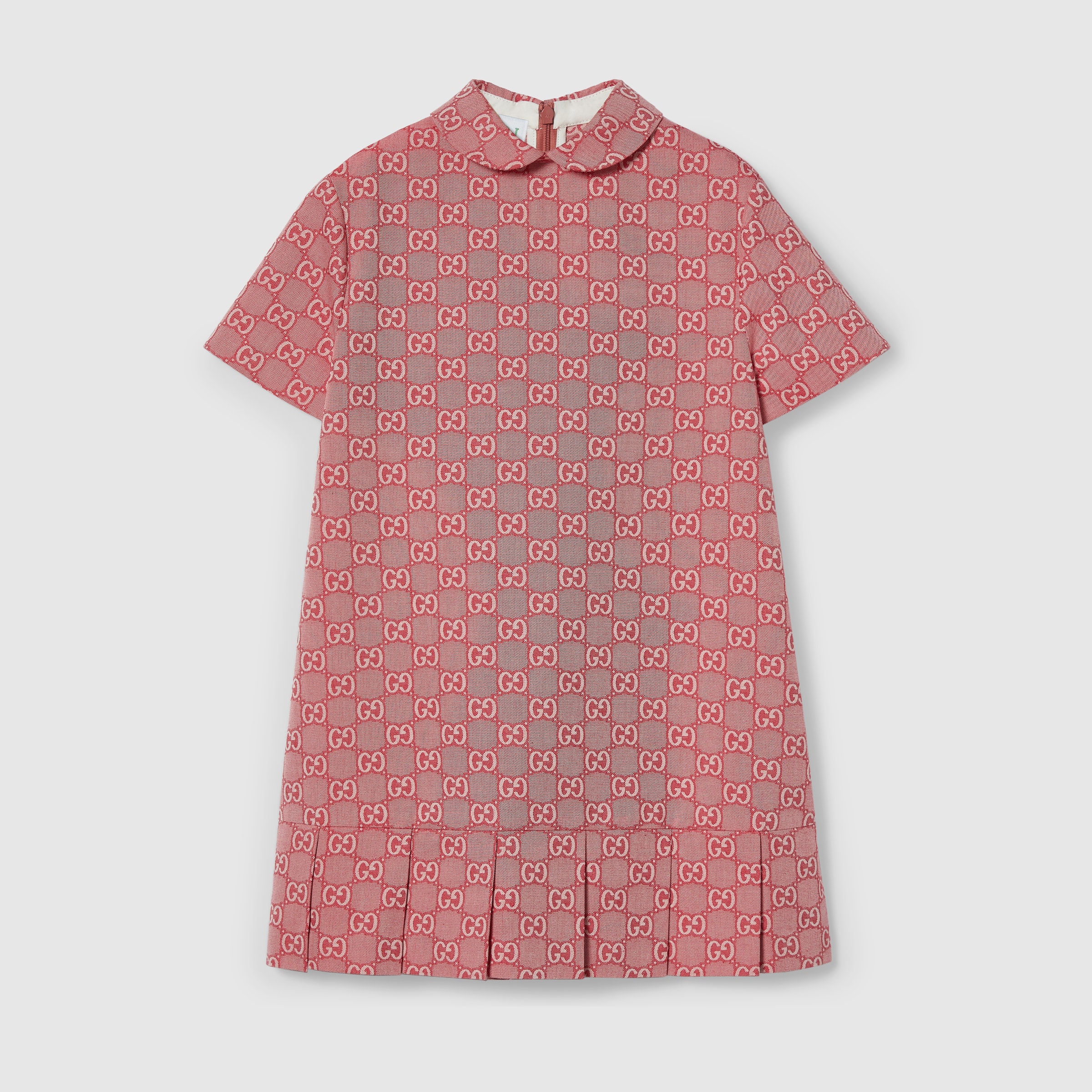 GUCCI ツイードレッドコート Embroidered GG wool tweed jacket in grey | GUCCI® US