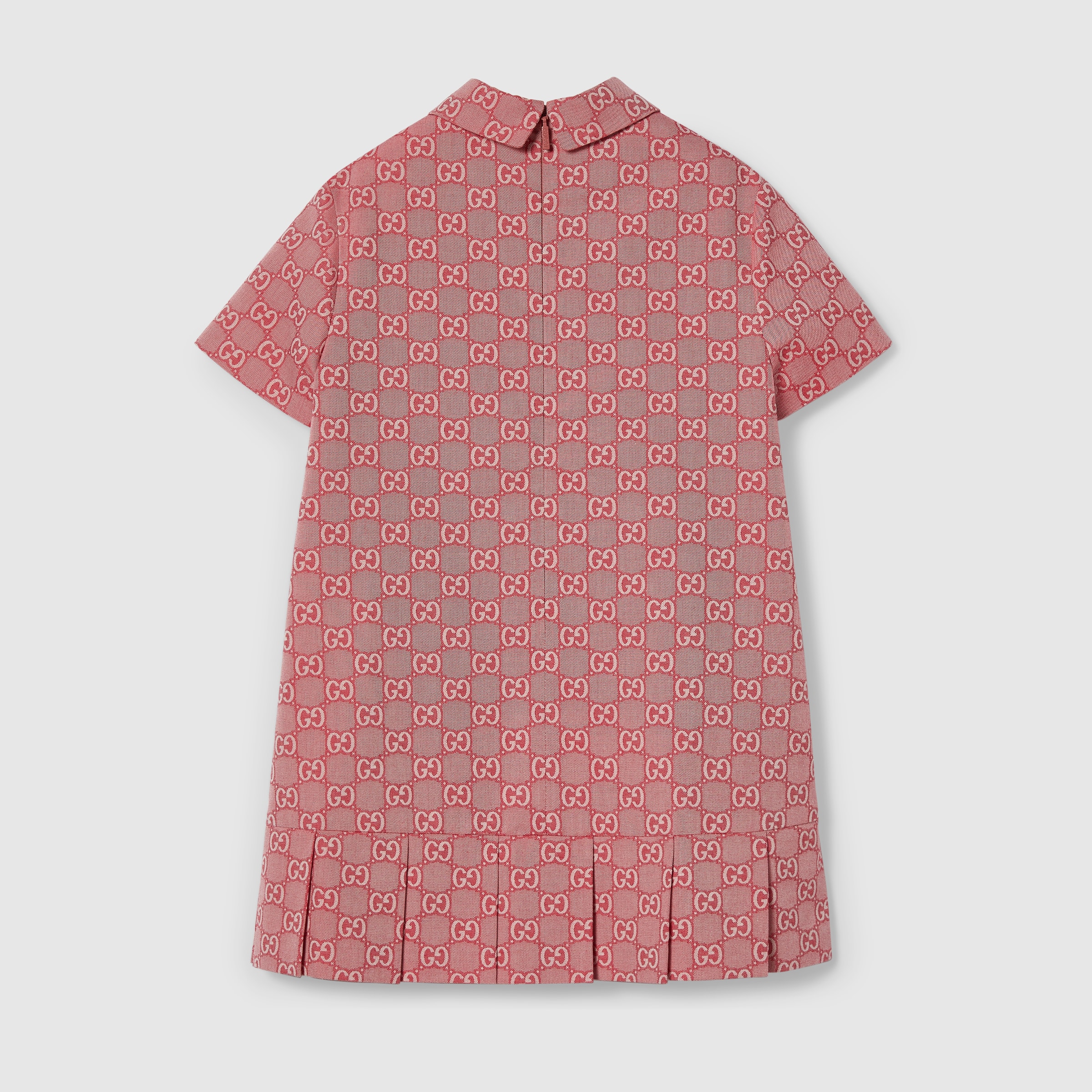 GUCCI★グッチ★素敵！RUFFLE DETAIL REDCORAL LACE SHIRT DRESS GUCCI☆グッチ☆素敵！RUFFLE DETAIL REDCORAL LACE SHIRT DRESS