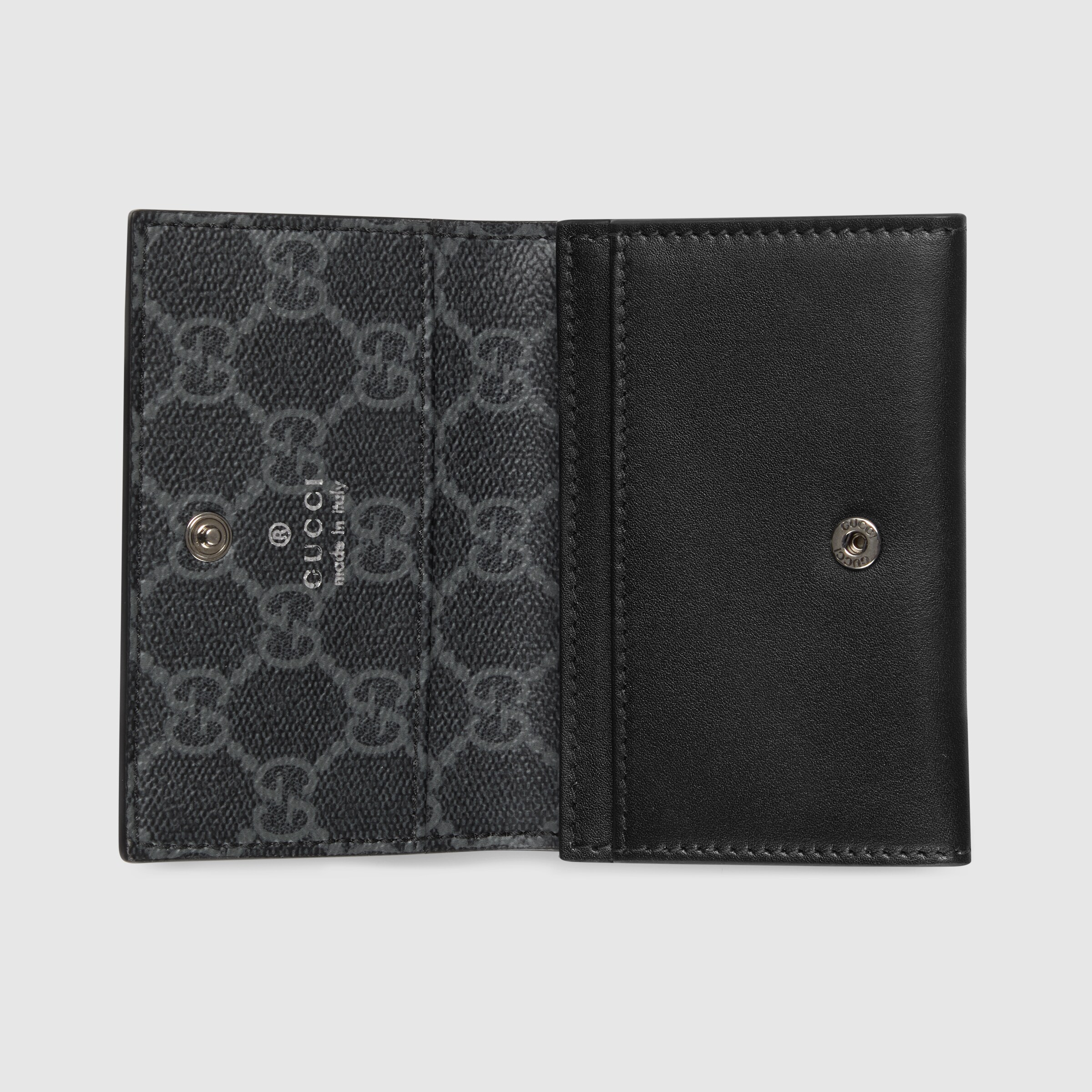 GUCCI GGパターン ケース ブラック Gucci GGパターン 財布 | ブラック | FARFETCH JP
