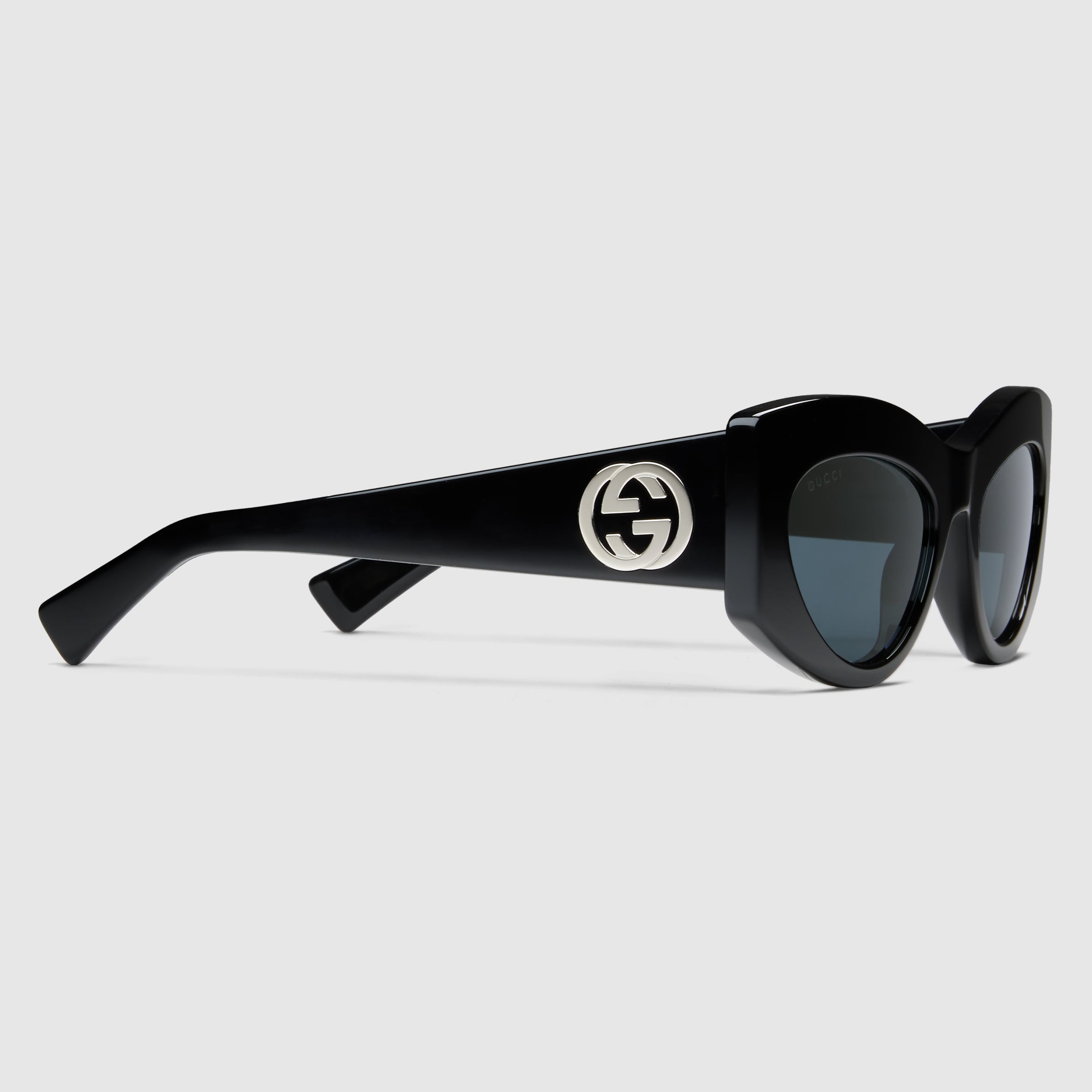 サングラス GUCCI SS23 CAT EYE SUNGLASSES (733344 J07401080) Cat-eye frame sunglasses in black | GUCCI® US