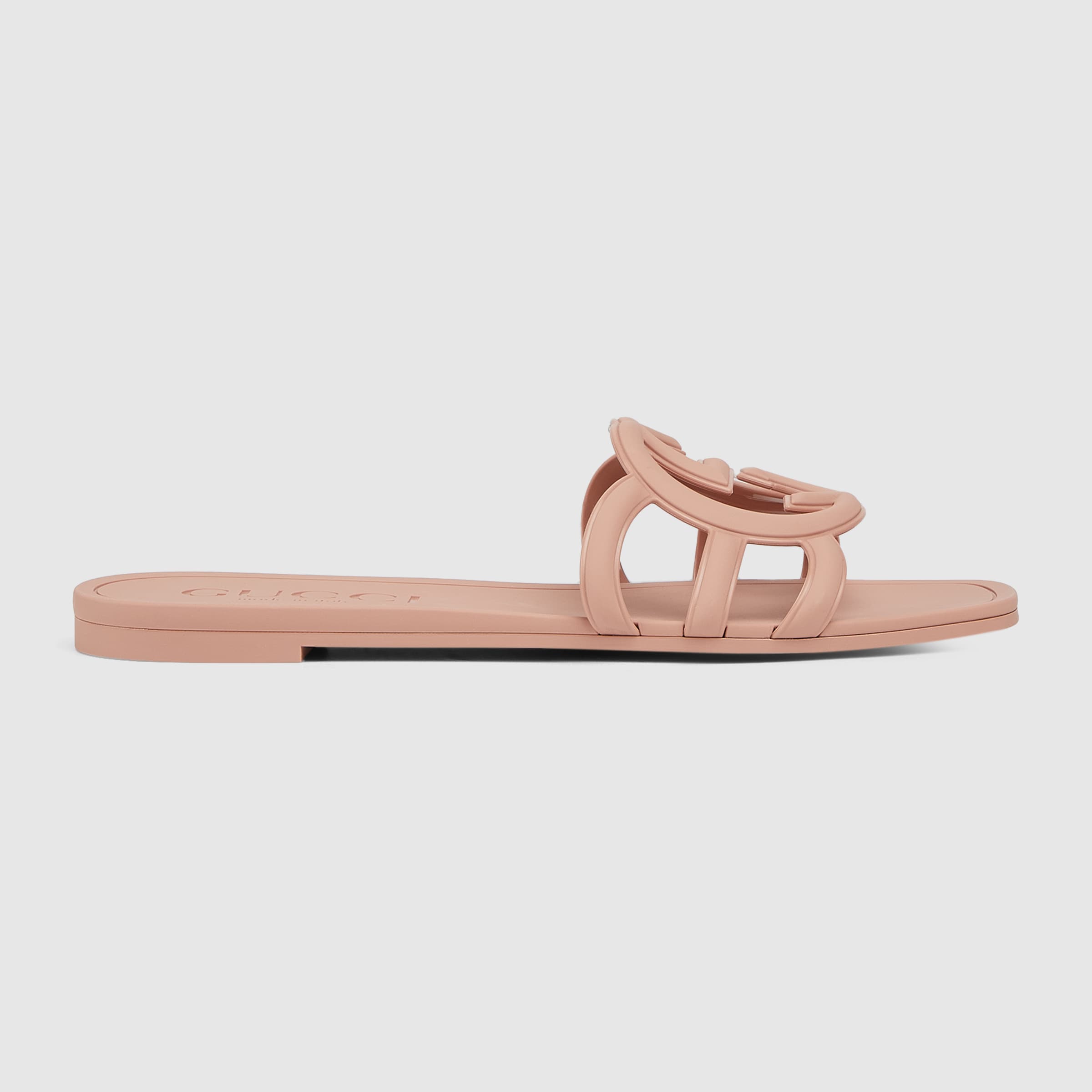 Slide Sandals With Interlocking G